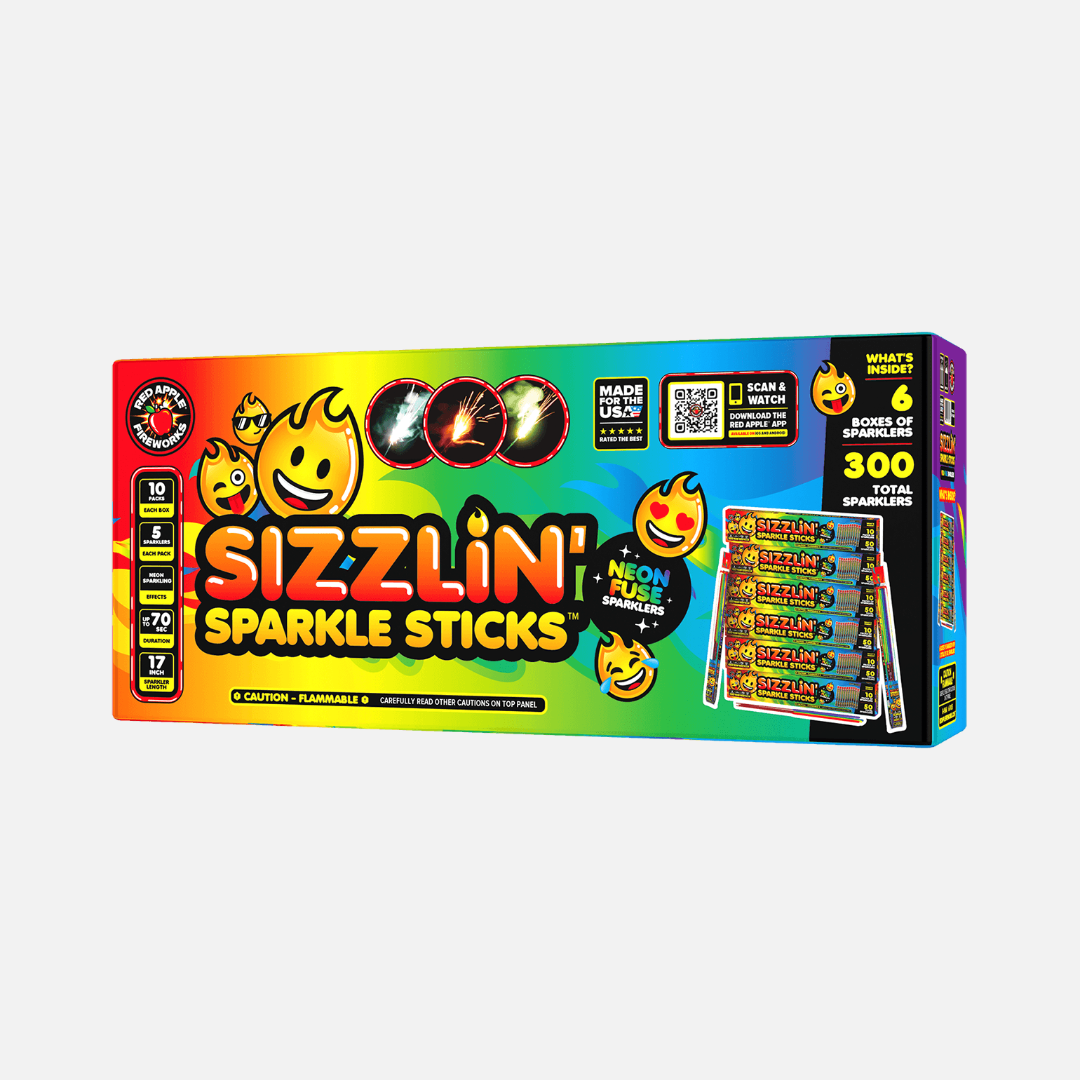 Buy Sizzlin' Sparkle Sticks™ Fuse Sparkler Fireworks Online Buy Sizzlin' Sparkle Sticks™ Fuse Sparkler Fireworks Online