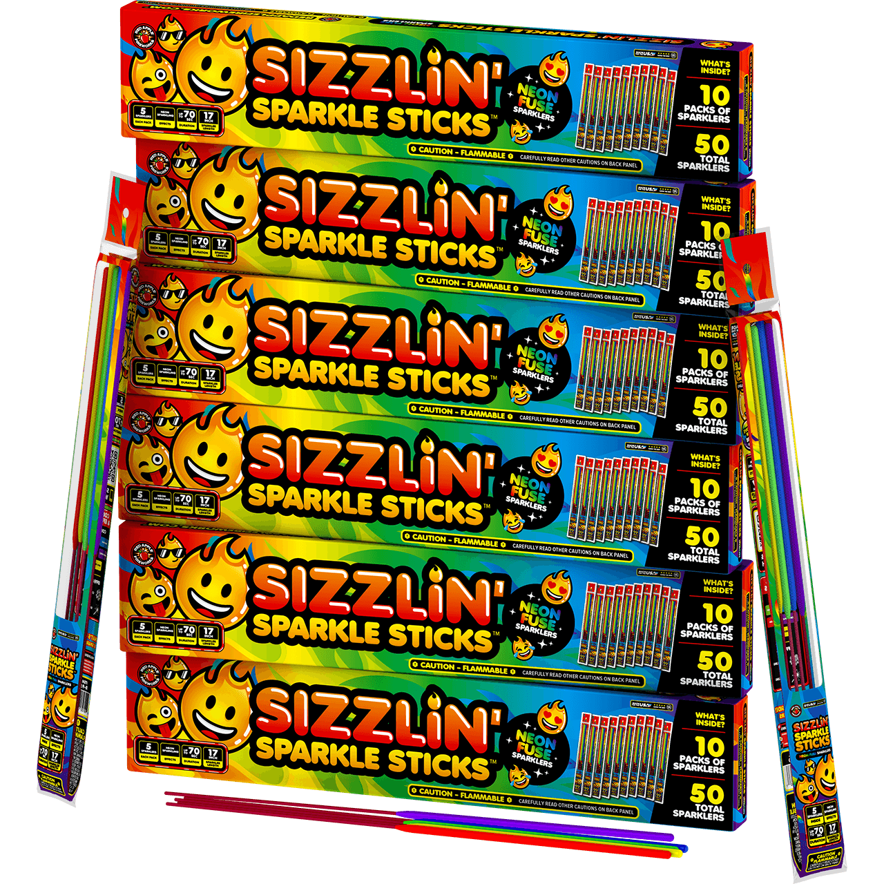 Sizzlin' Sparkle Sticks™ Fuse Sparklers