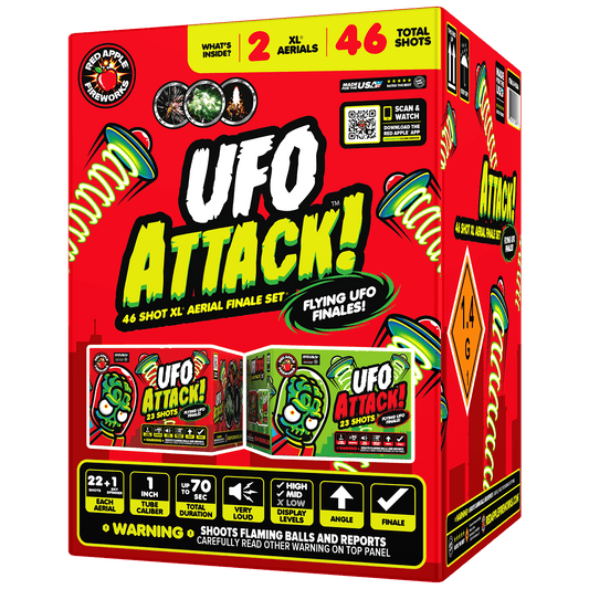 UFO Attack!™ XL® Aerial Finale Set® with Flying UFOs!