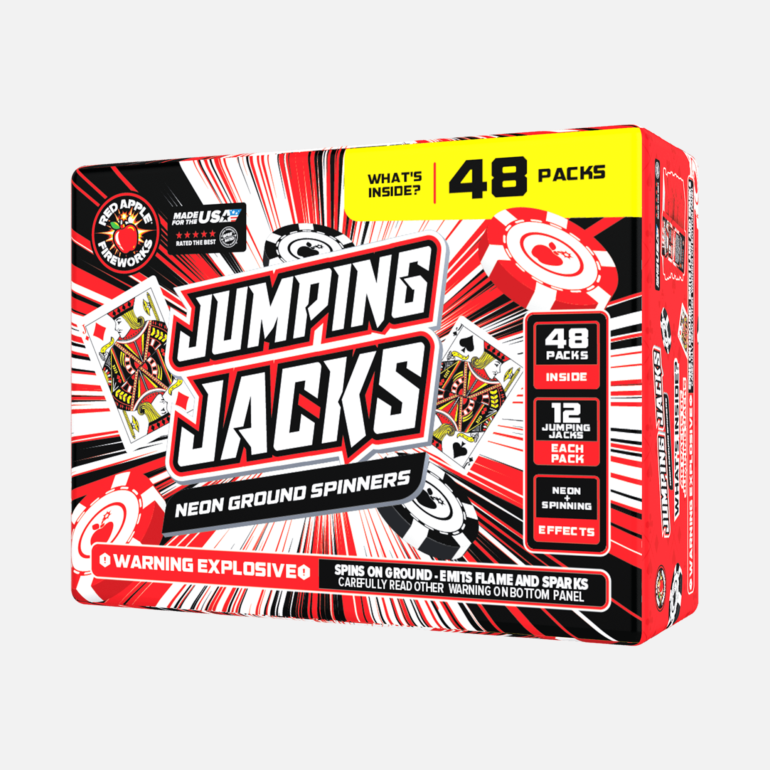 Jumping Jacks Neon Ground Spinners Ground Spinners