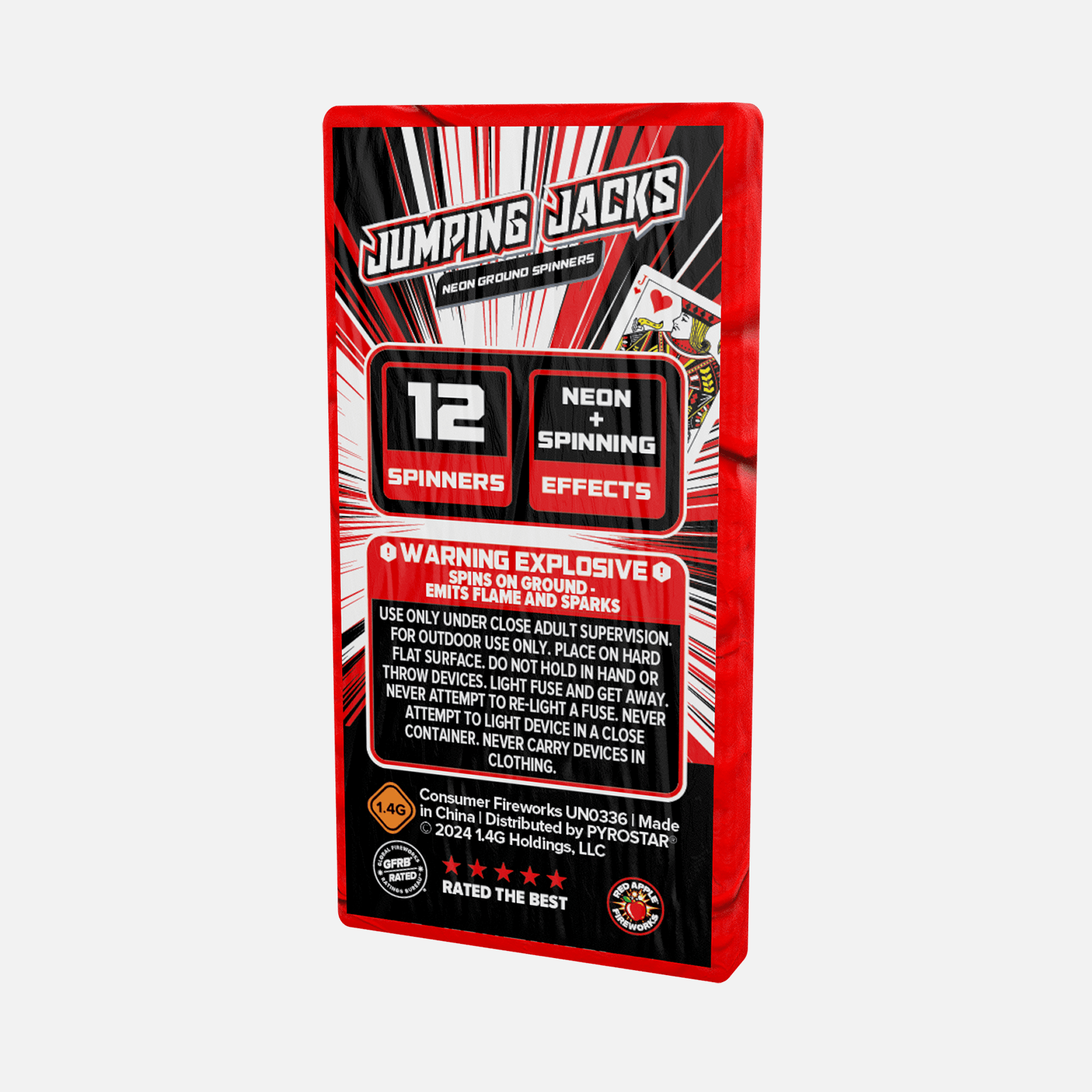 Jumping Jacks Neon Ground Spinners Ground Spinners