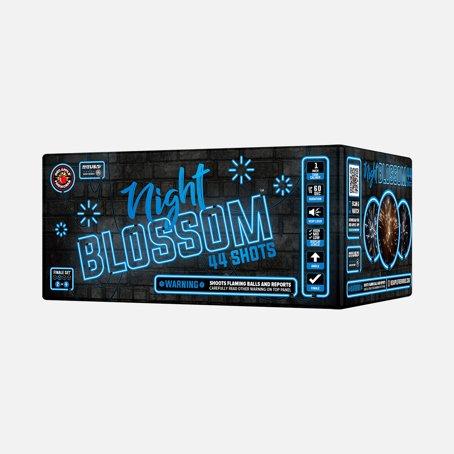 Night Blossom™ 176 Shot XL® Aerial Finale Set® XL® Finale Sets® (Up to 2000 Grams)