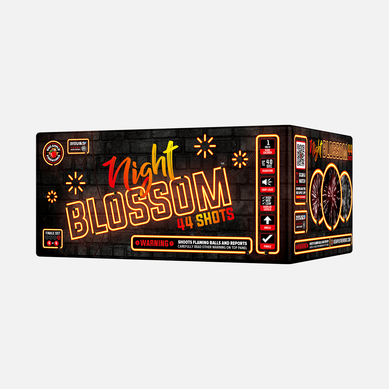 Night Blossom™ 176 Shot XL® Aerial Finale Set® XL® Finale Sets® (Up to 2000 Grams)