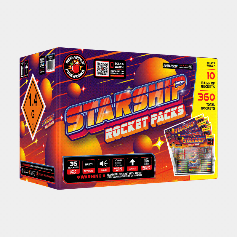 Starship™ Rocket Packs™ Standard Rockets