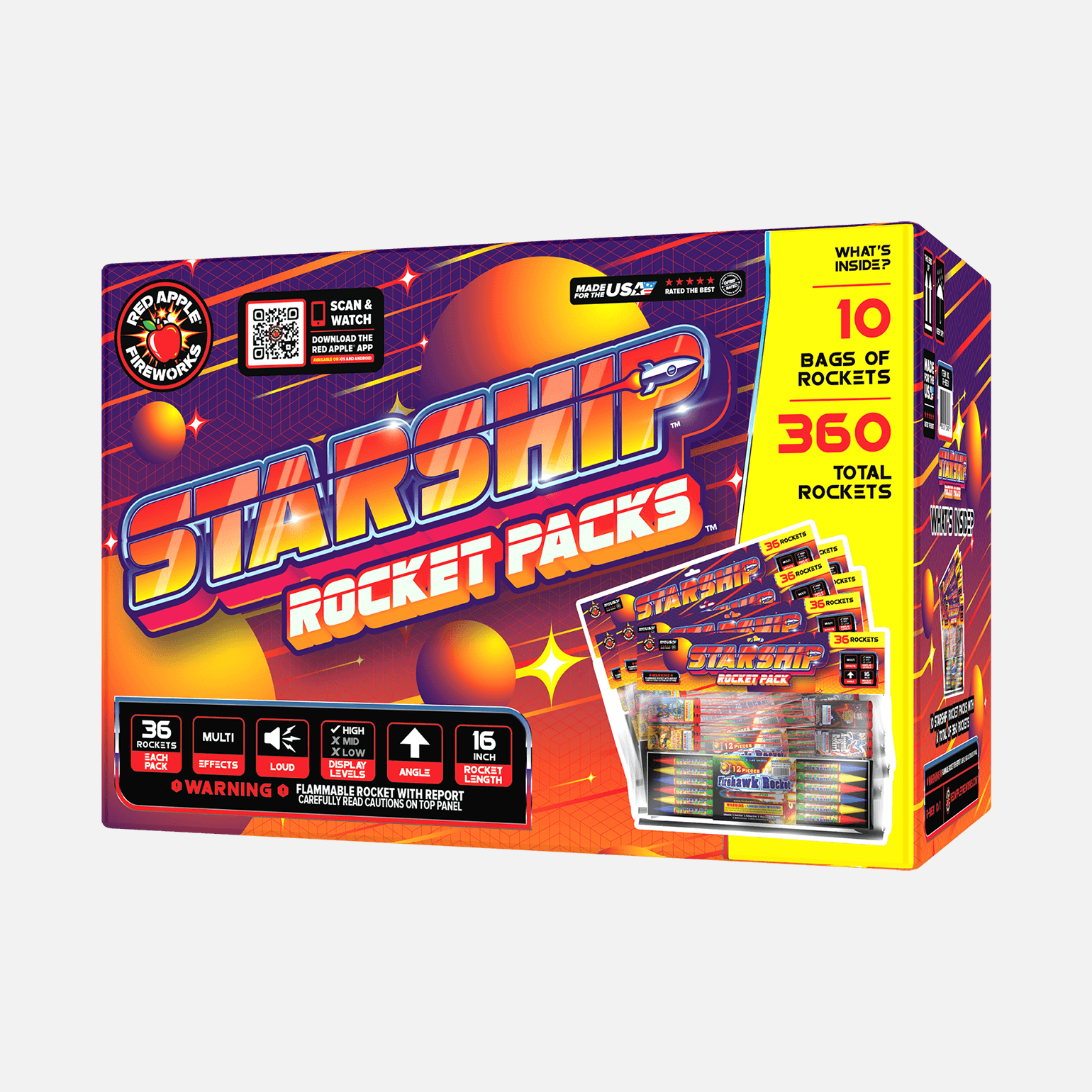 Buy Starship™ Rocket Packs™ Fireworks Online