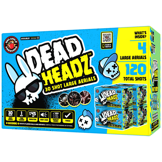 Dead Headz™ 30 Shot Large Aerials