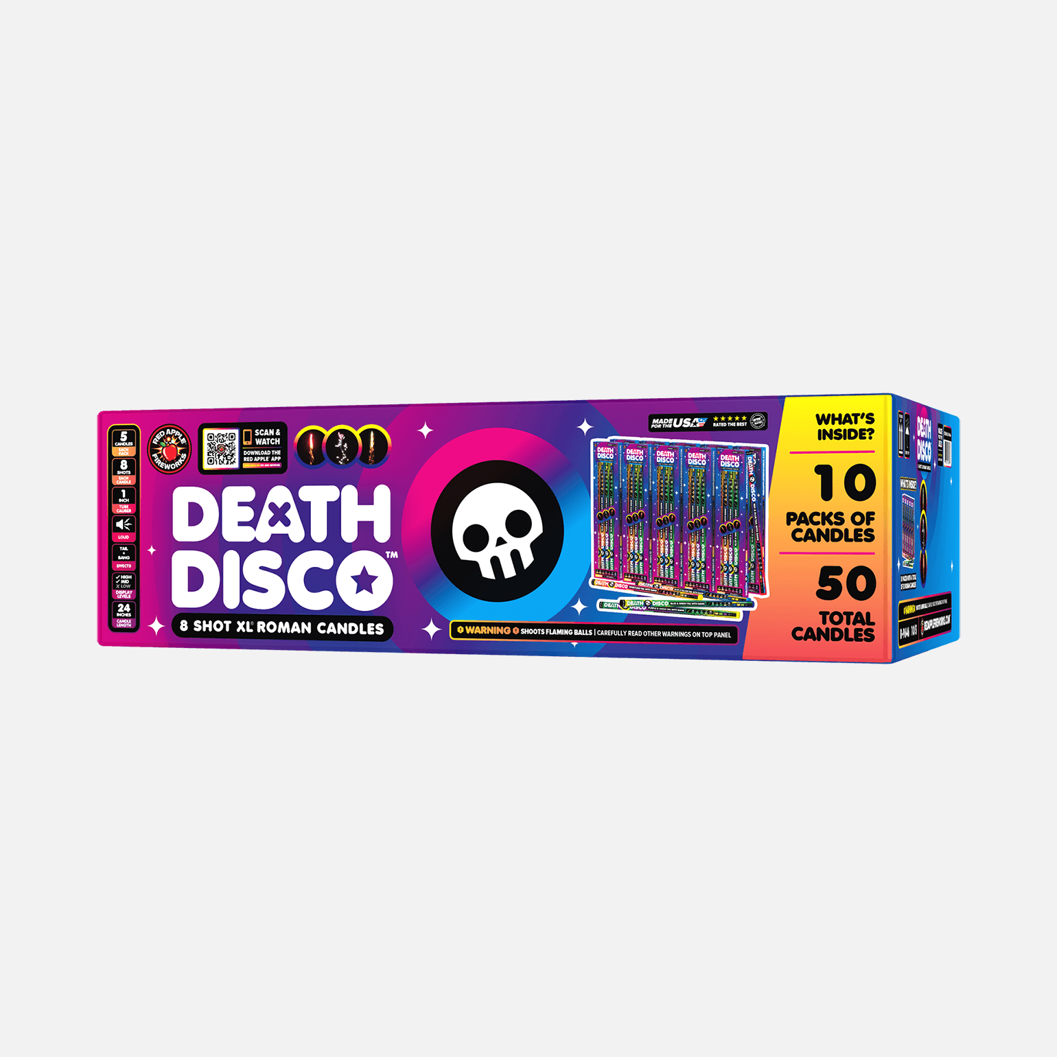 Death Disco XL Candles – Large Fireworks Display