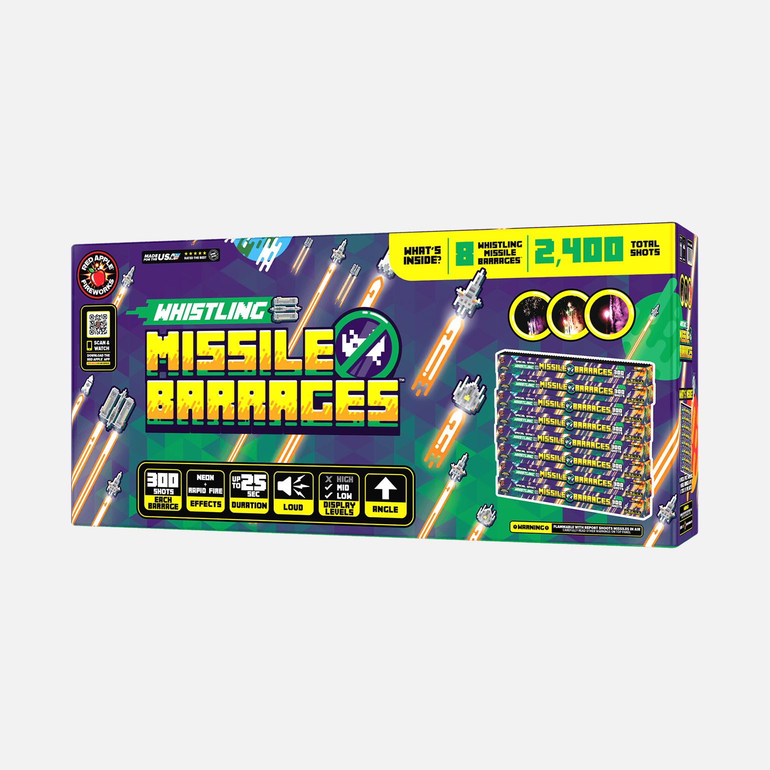 300 Shot Special Effect Missile Barrage™ Missiles