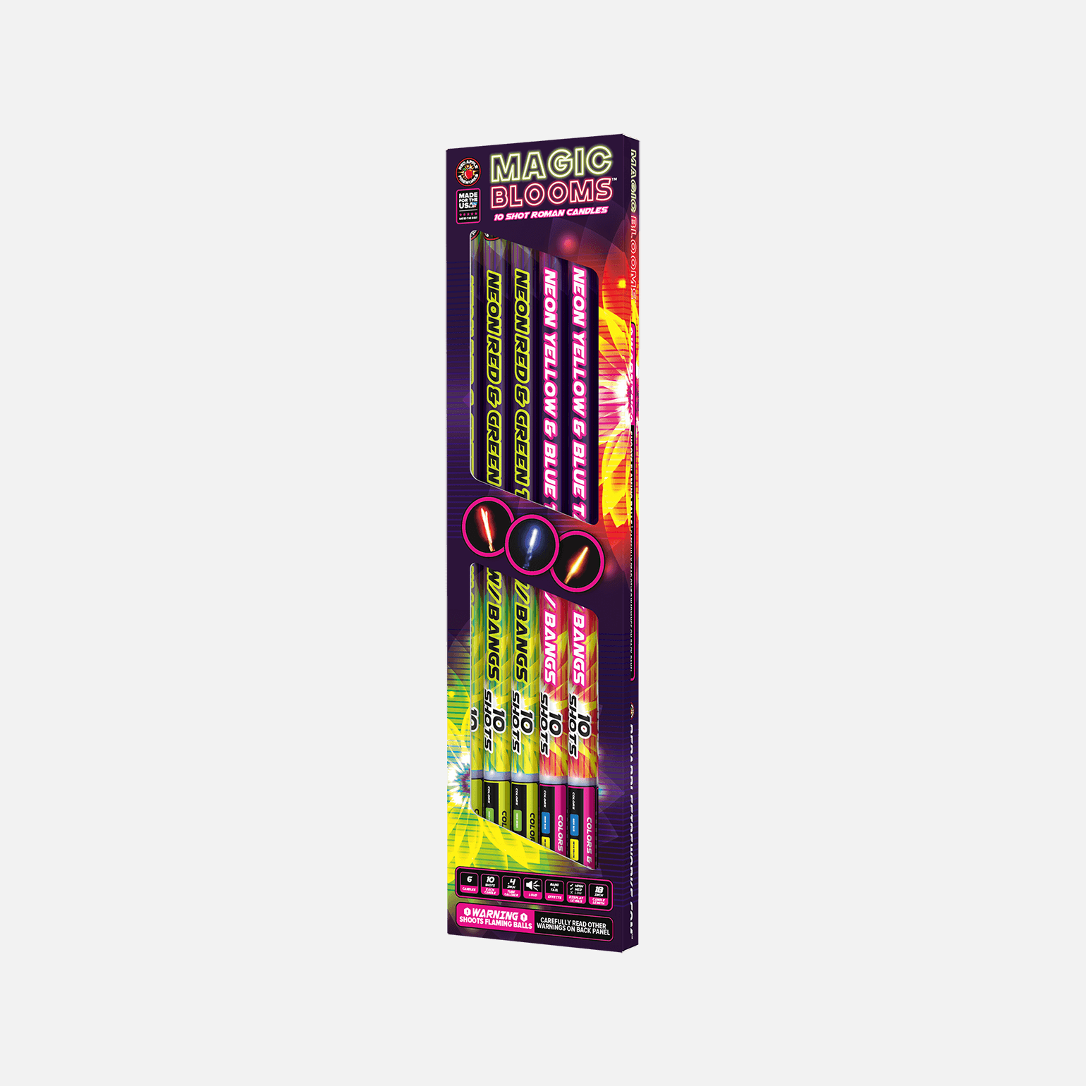 Magic Blooms™ 10 Shot Roman Candles