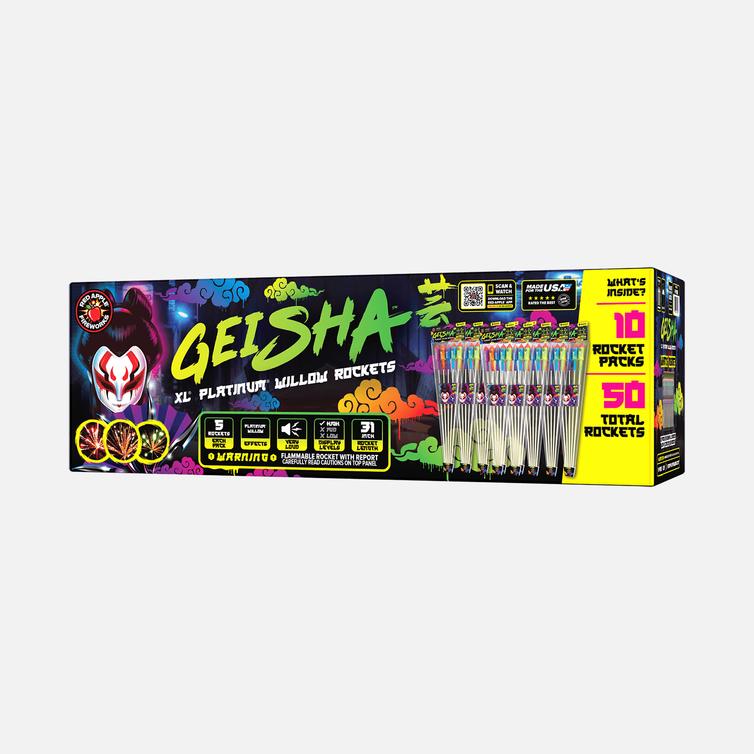 Geisha™ XL® Platinum® Willow Rockets - Buy Online Today! Geisha™ XL® Platinum® Willow Rockets - Buy Online Today!