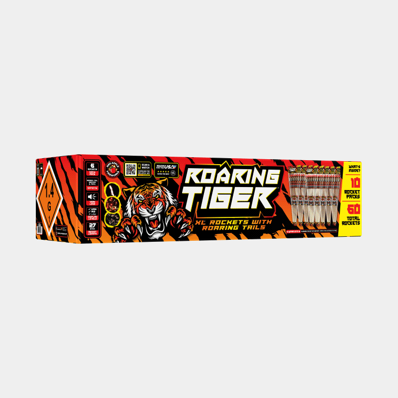 Roaring Tiger™ XL® Rockets with Roaring Tails XL® Rockets