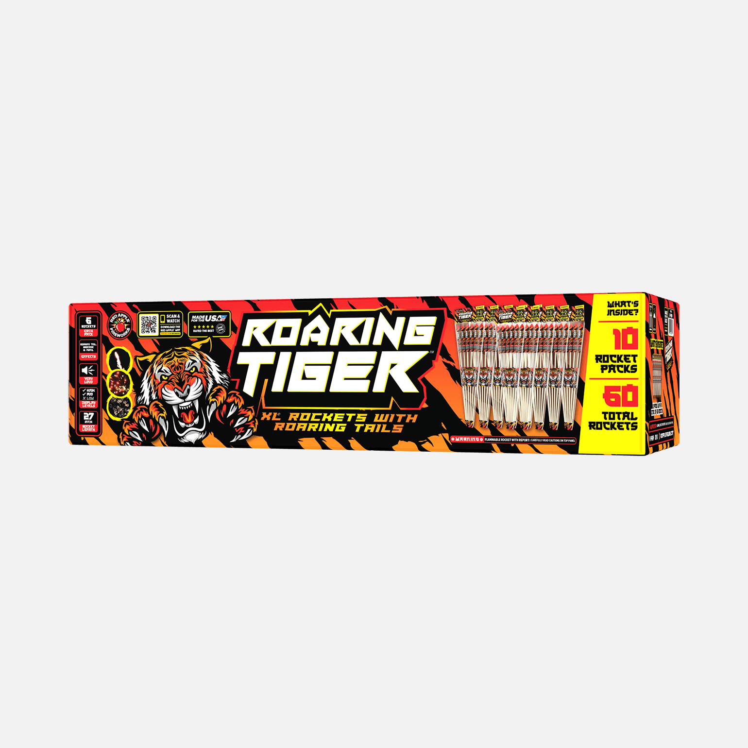 Roaring Tiger XL Rockets with Roaring Tails - Main Image