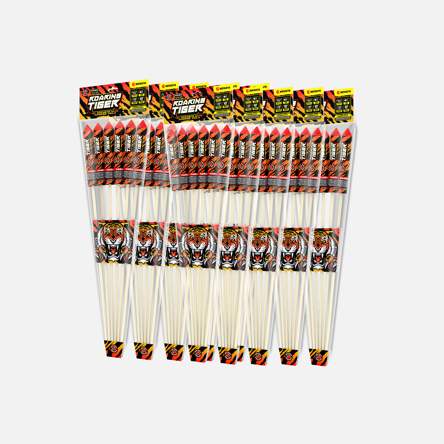 Roaring Tiger™ XL® Rockets with Roaring Tails XL® Rockets