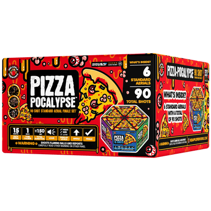Pizza-Pocalypse™ 90 Shot Standard Aerial Finale Sets®