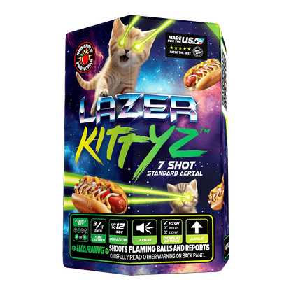 Lazer Kittyz™ 28 Shot Standard Aerial Finale Sets®