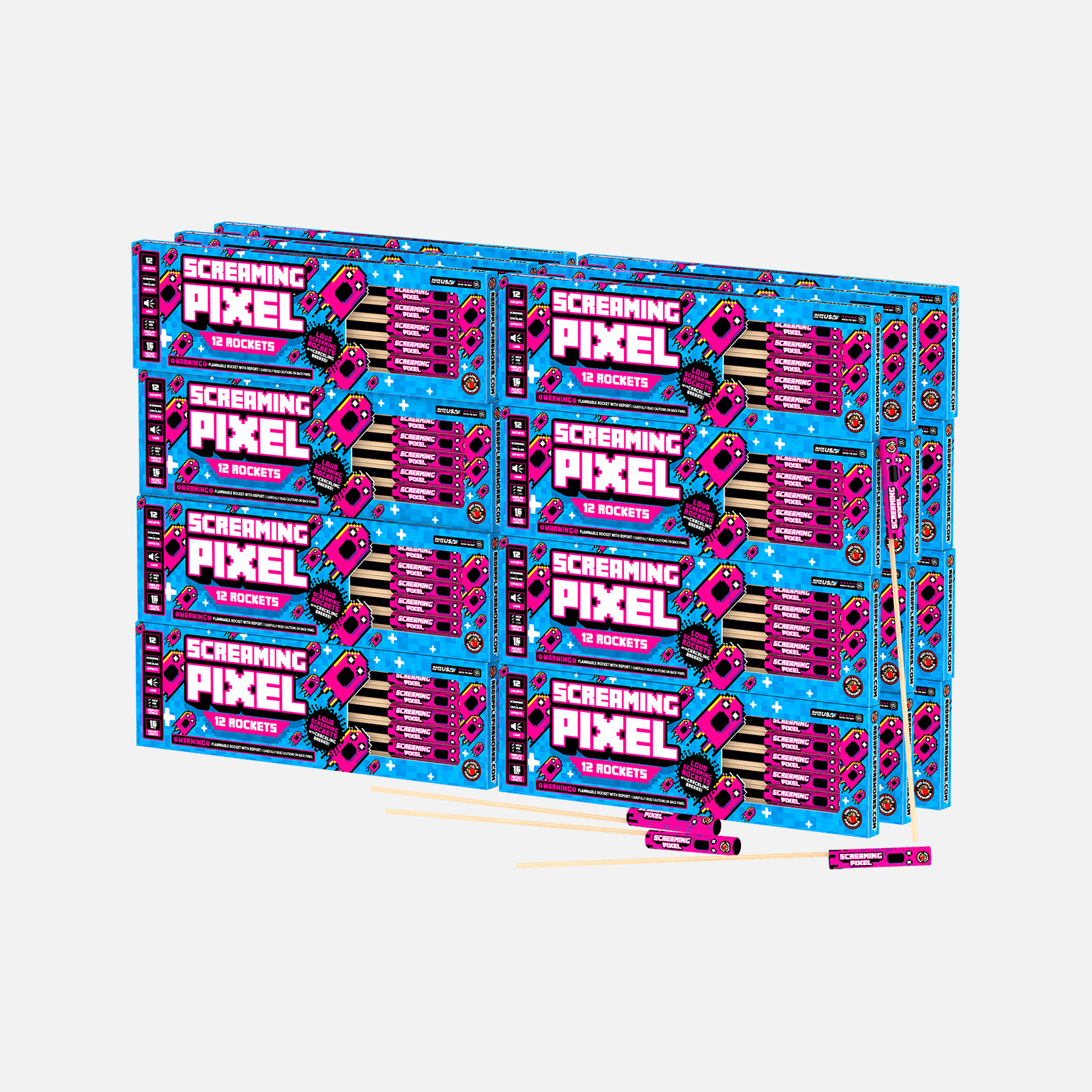 Screaming Pixel™ Rockets Standard Rockets