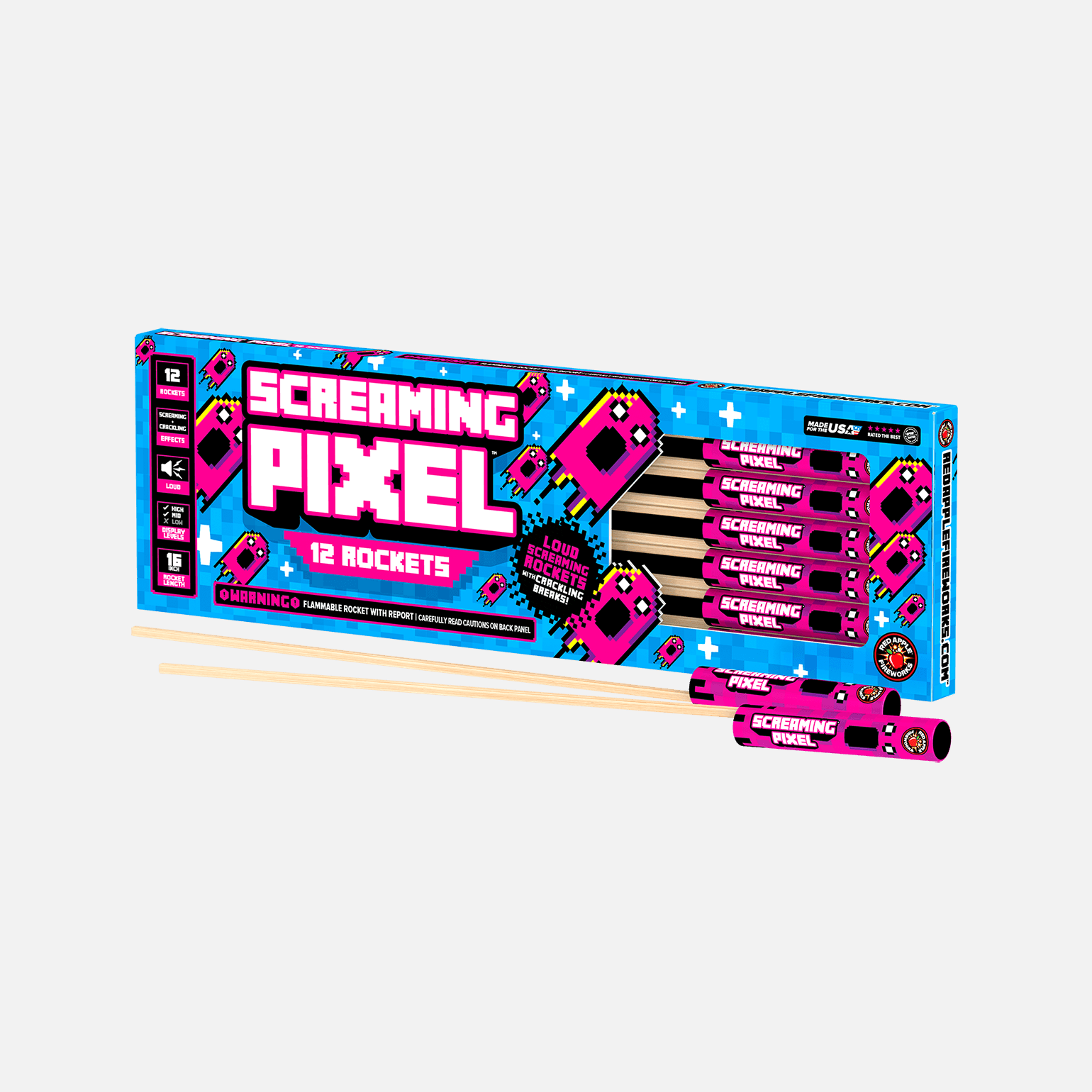 Screaming Pixel™ Rockets Standard Rockets