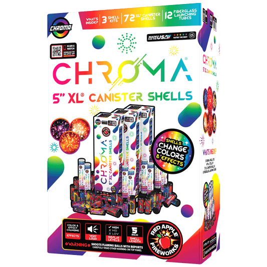 Chroma® Color-Changing 5 Inch XL® Canister Shells