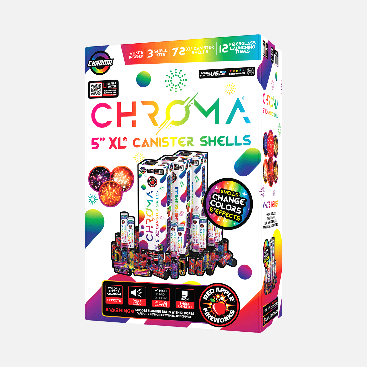Chroma Color-Changing 5-Inch XL Shells