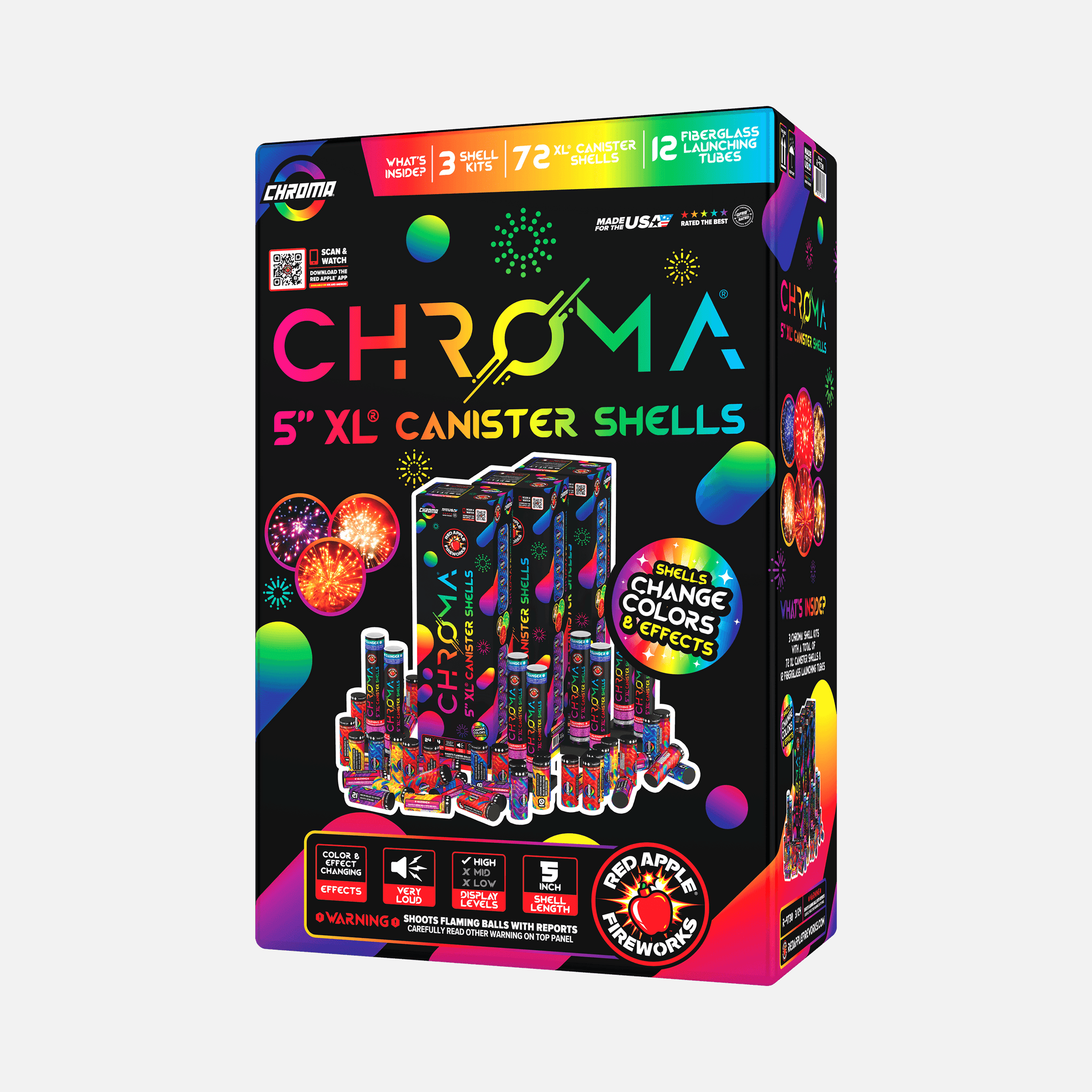 Chroma Color-Changing 5-Inch XL Shells