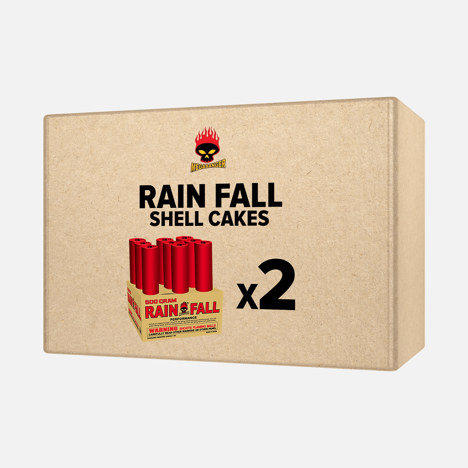 Rain Fall Shell Cakes