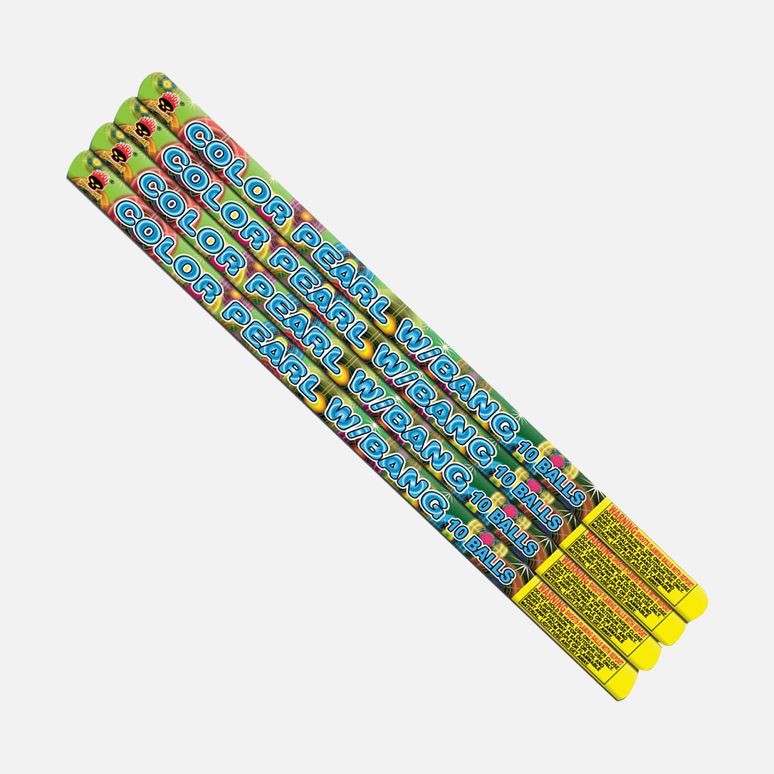 10 Ball Color Pearl Standard Roman Candles