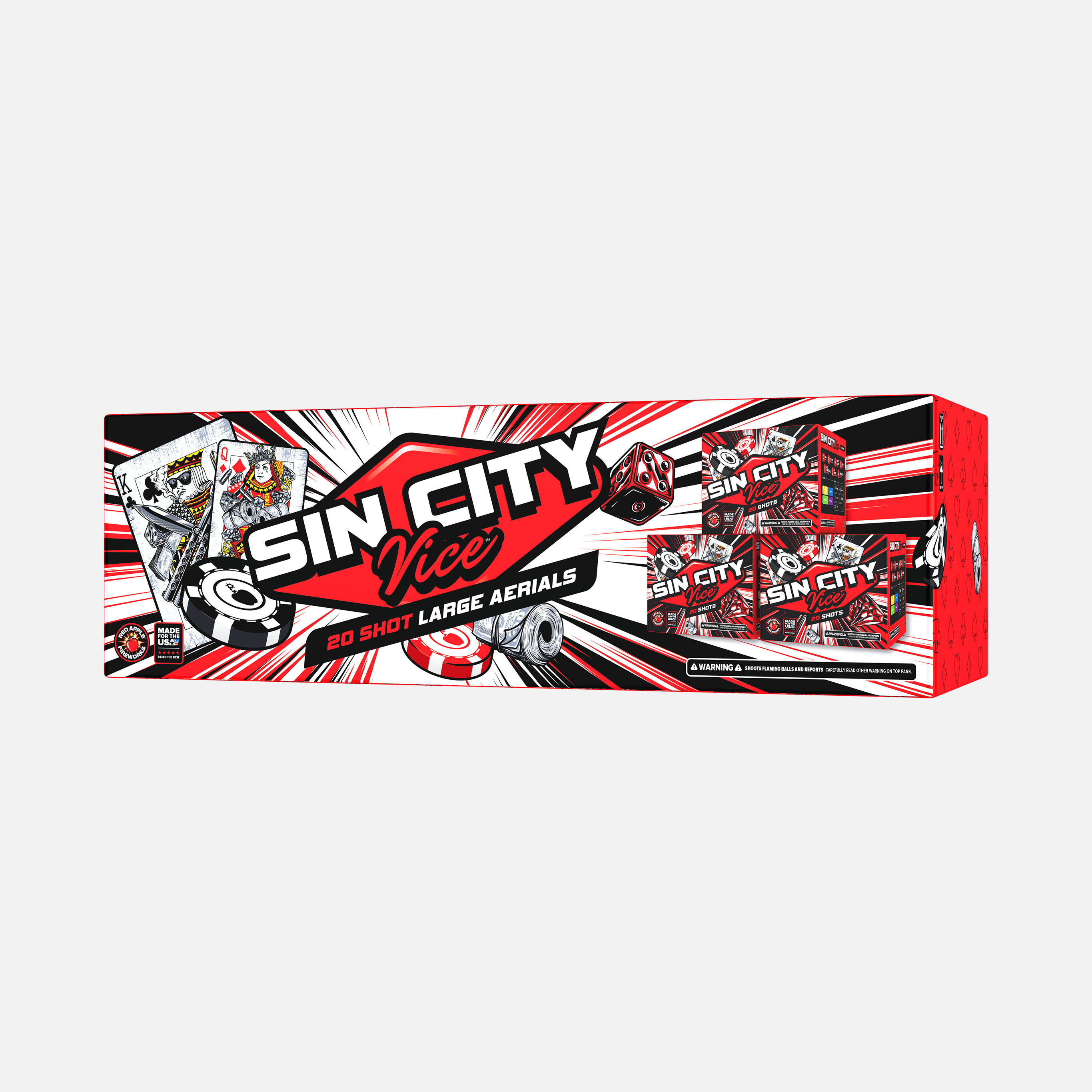 Sin City Vice™ 20 Shot Large Aerials