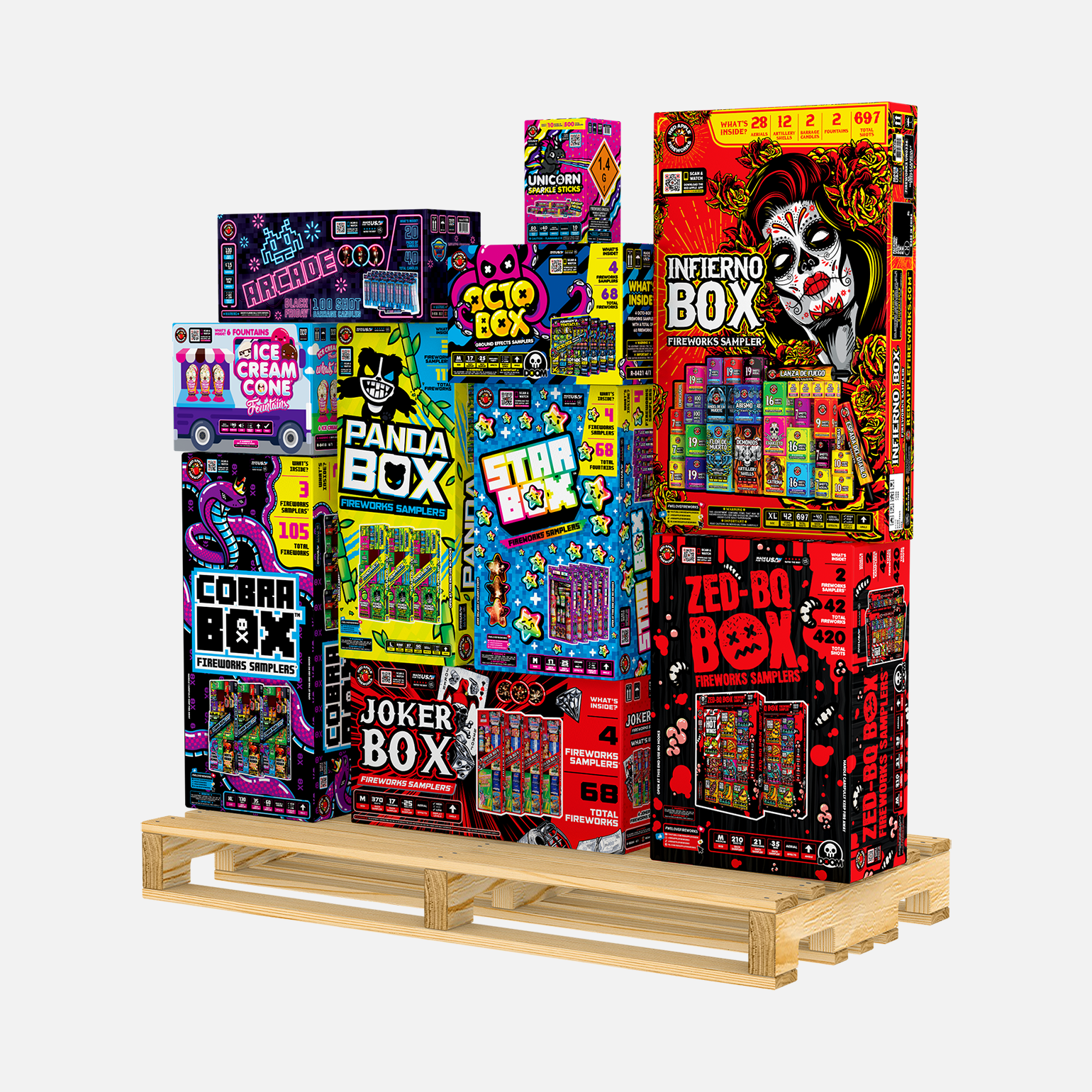 Squad Goalz™ Party Pallet Sampler®