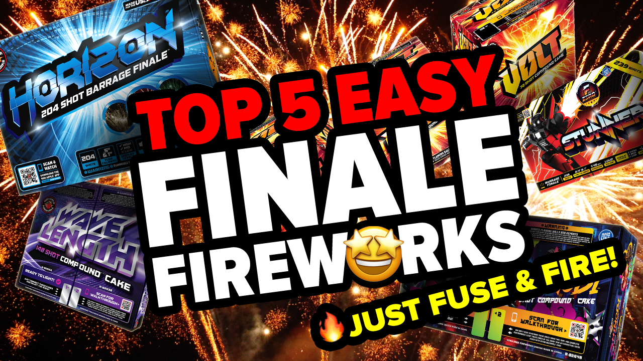 Easiest Fireworks Finales for Epic 2025 Shows: Just Fuse, Light & Run!