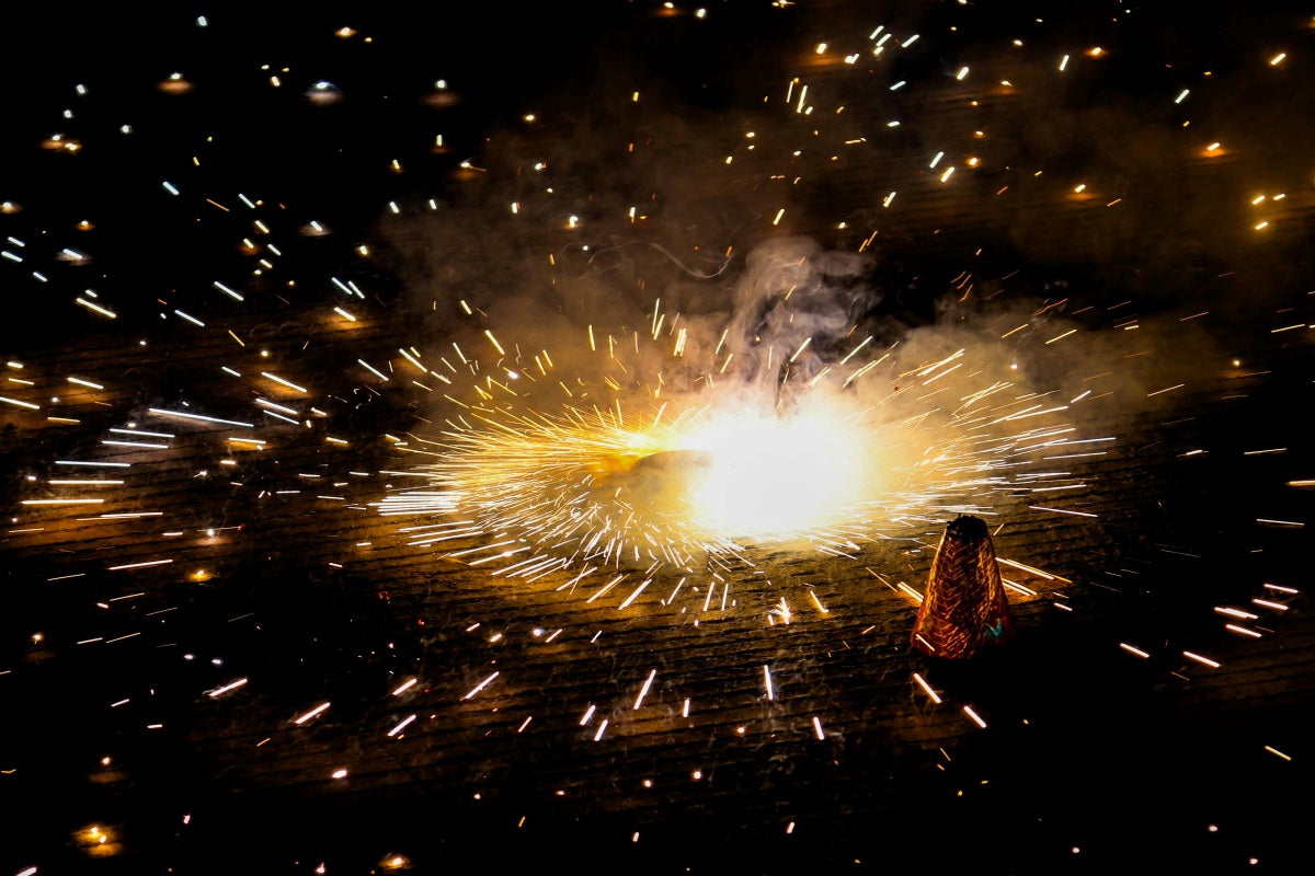 what are the fireworks that you throw on the ground 1