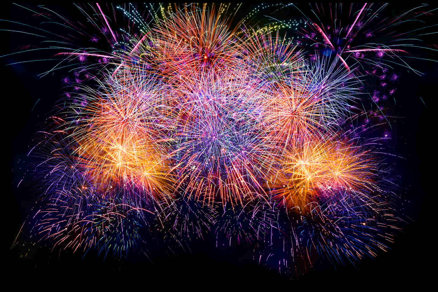 is it safe to do fireworks on grass