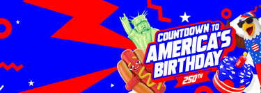 COUNTDOWN TO AMERICA'S 250TH BIRTHDAY SALE
