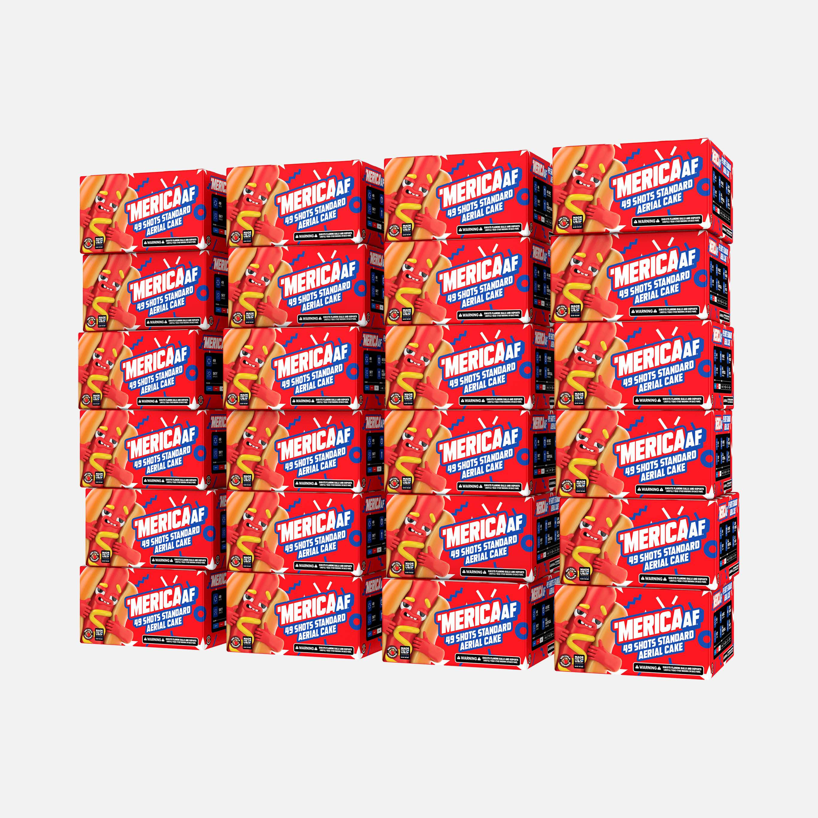 'MERICA AF™ 49 Shot Standard Aerial Cakes