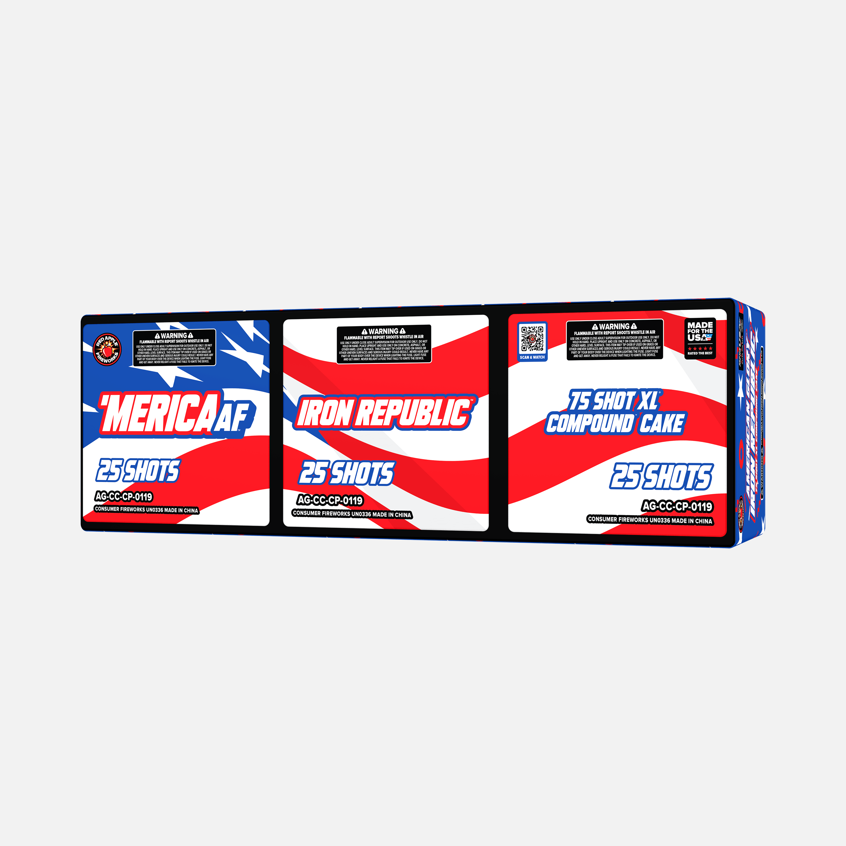 'MERICA AF™ Iron Republic™ 75 Shot XL® Compound™ Cake