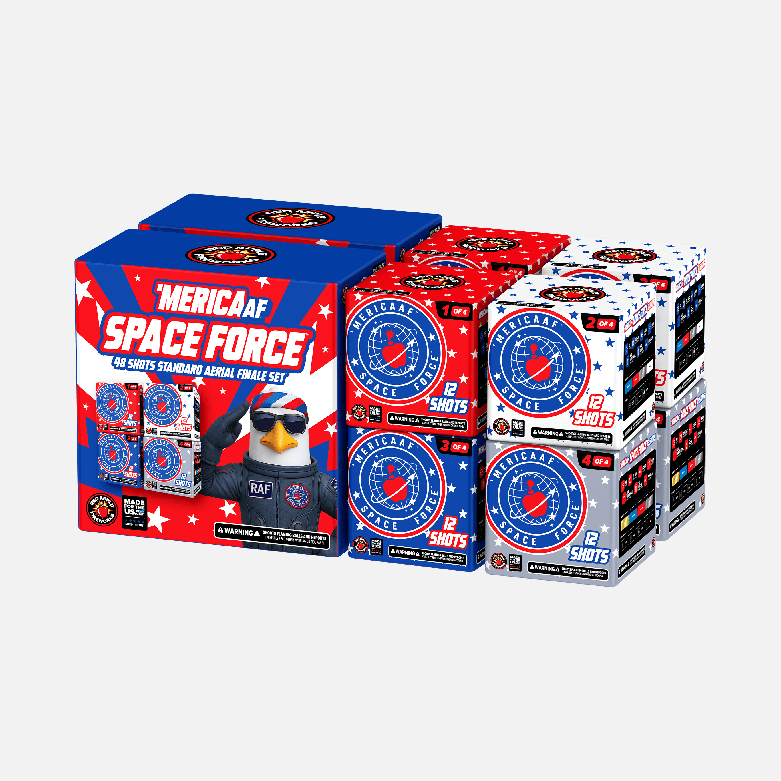 'MERICA AF™ Space Force™ 48 Shots Standard Aerial Finale Sets®