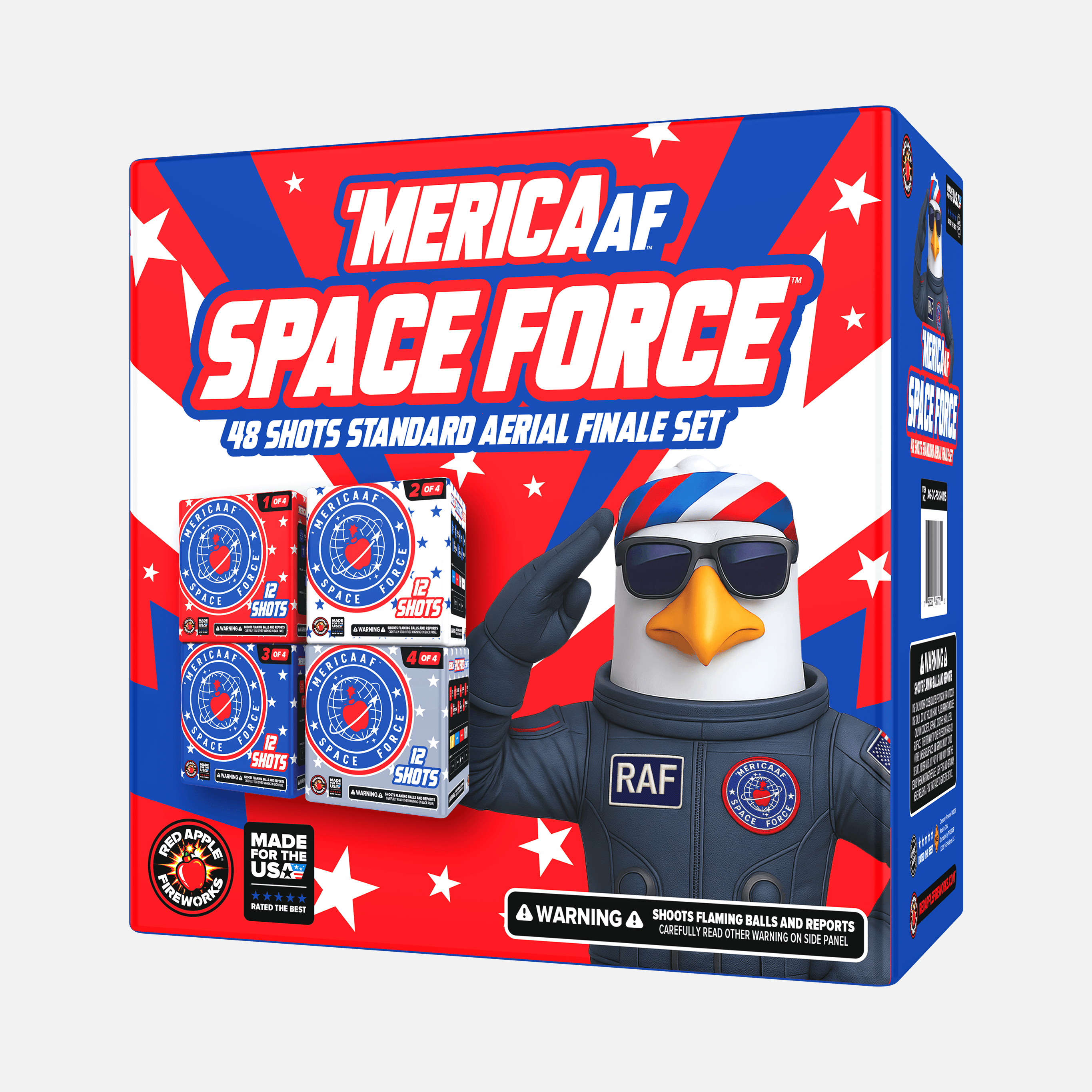 'MERICA AF™ Space Force™ 48 Shots Standard Aerial Finale Sets®
