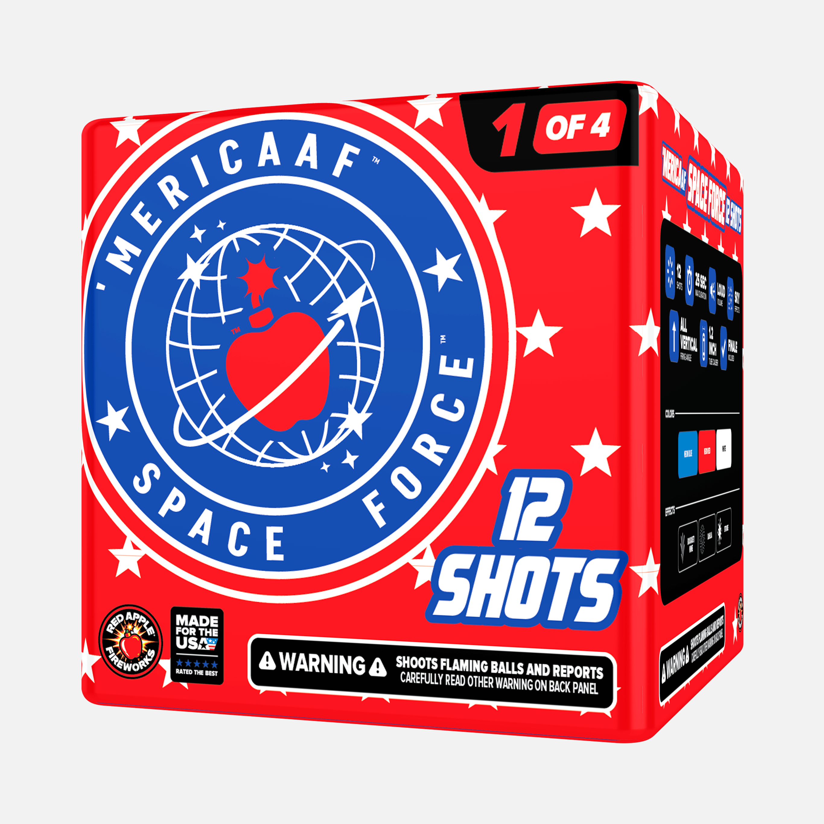 'MERICA AF™ Space Force™ 48 Shots Standard Aerial Finale Sets®