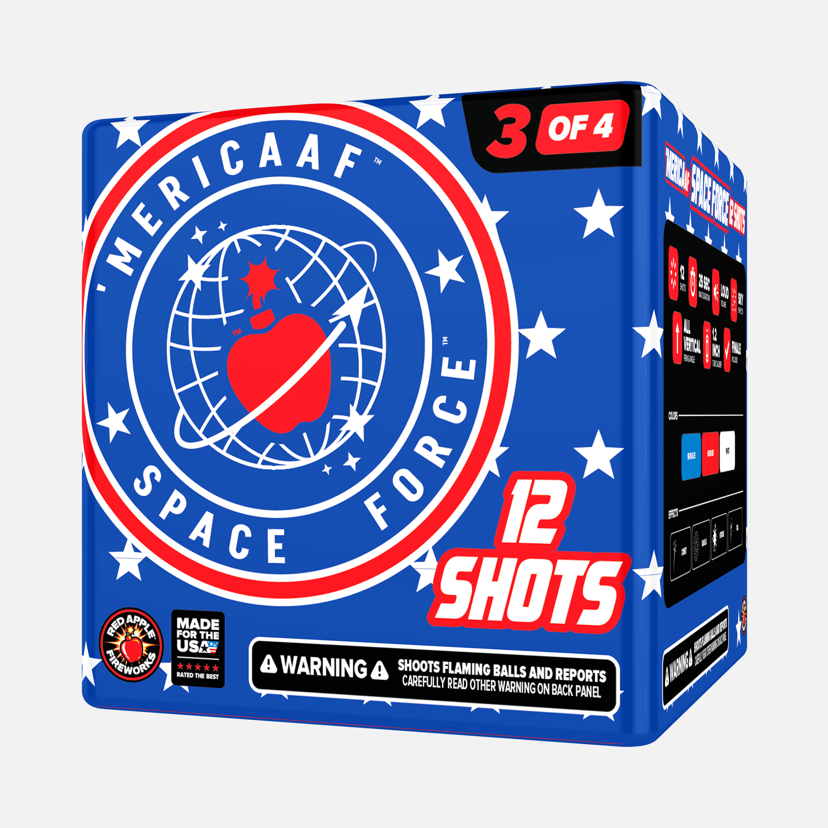 MERICA AF® Space Force™ 48 Shots Standard Aerial Finale Sets® MERICA AF® Space Force™ 48 Shots Standard Aerial Finale Sets®