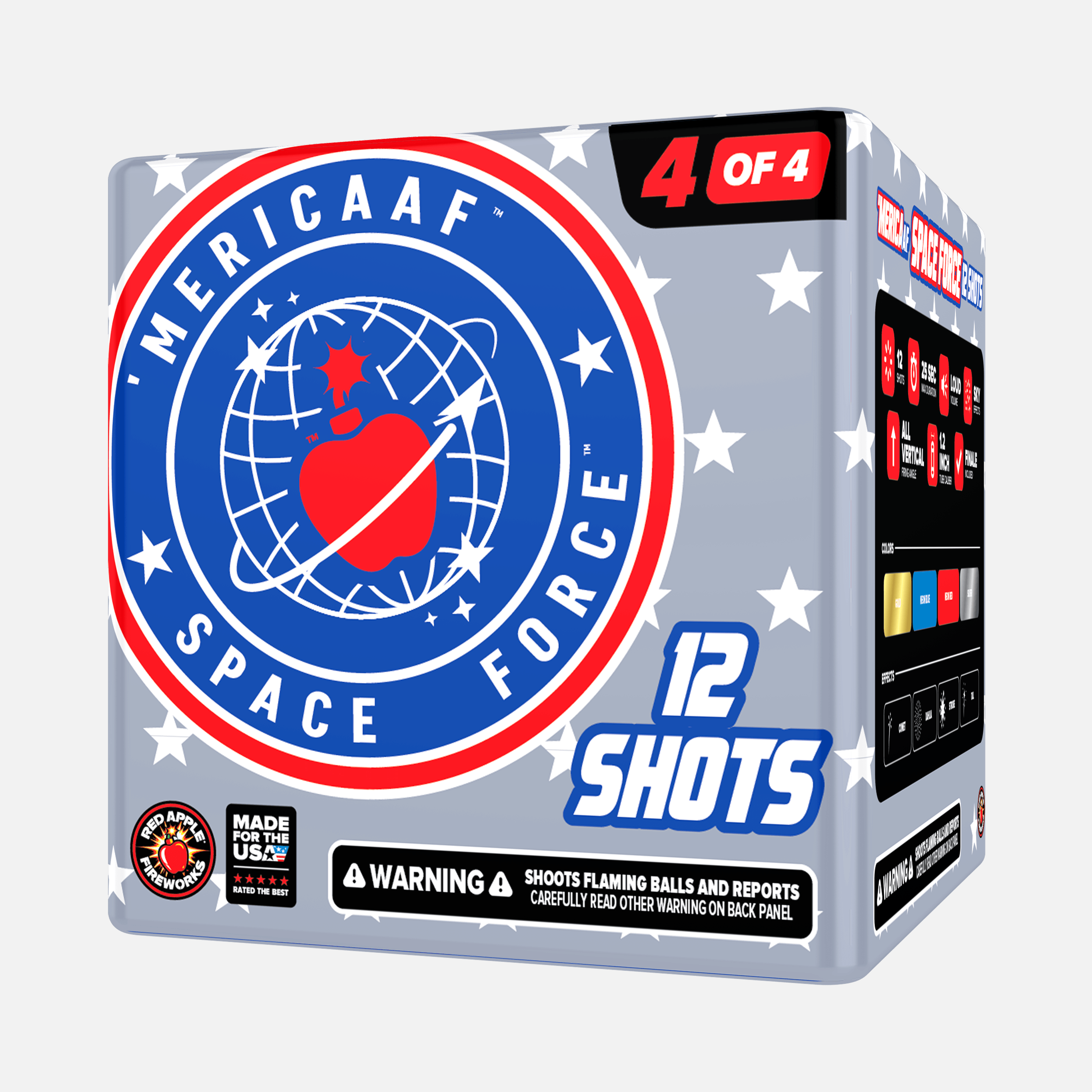 MERICA AF® Space Force® 48 Shots Standard Aerial Finale Sets® MERICA AF® Space Force® 48 Shots Standard Aerial Finale Sets®