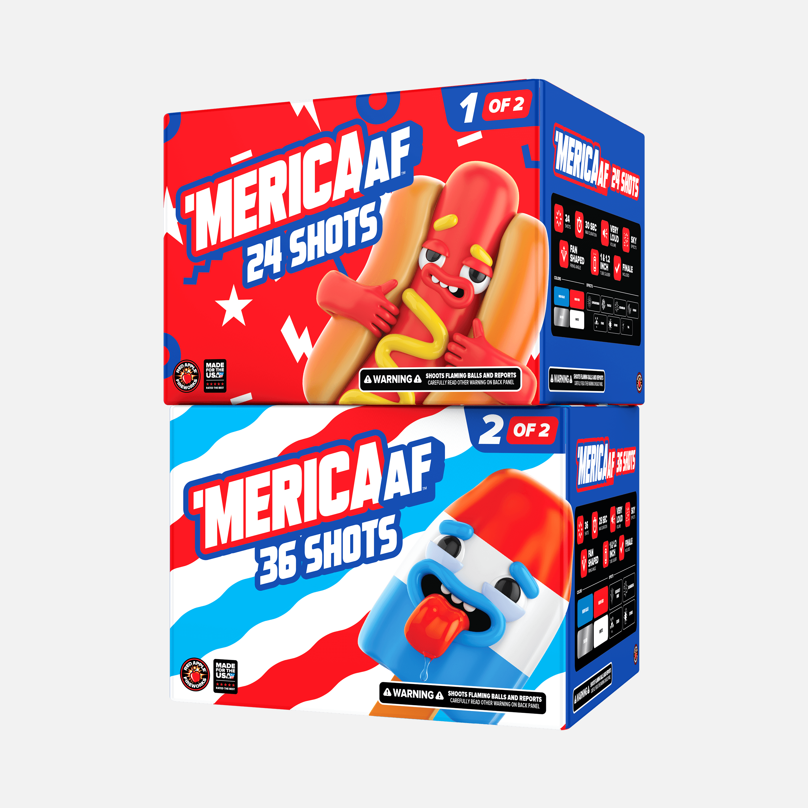 'MERICA AF 60 Shot XL® Aerial Finale Set®