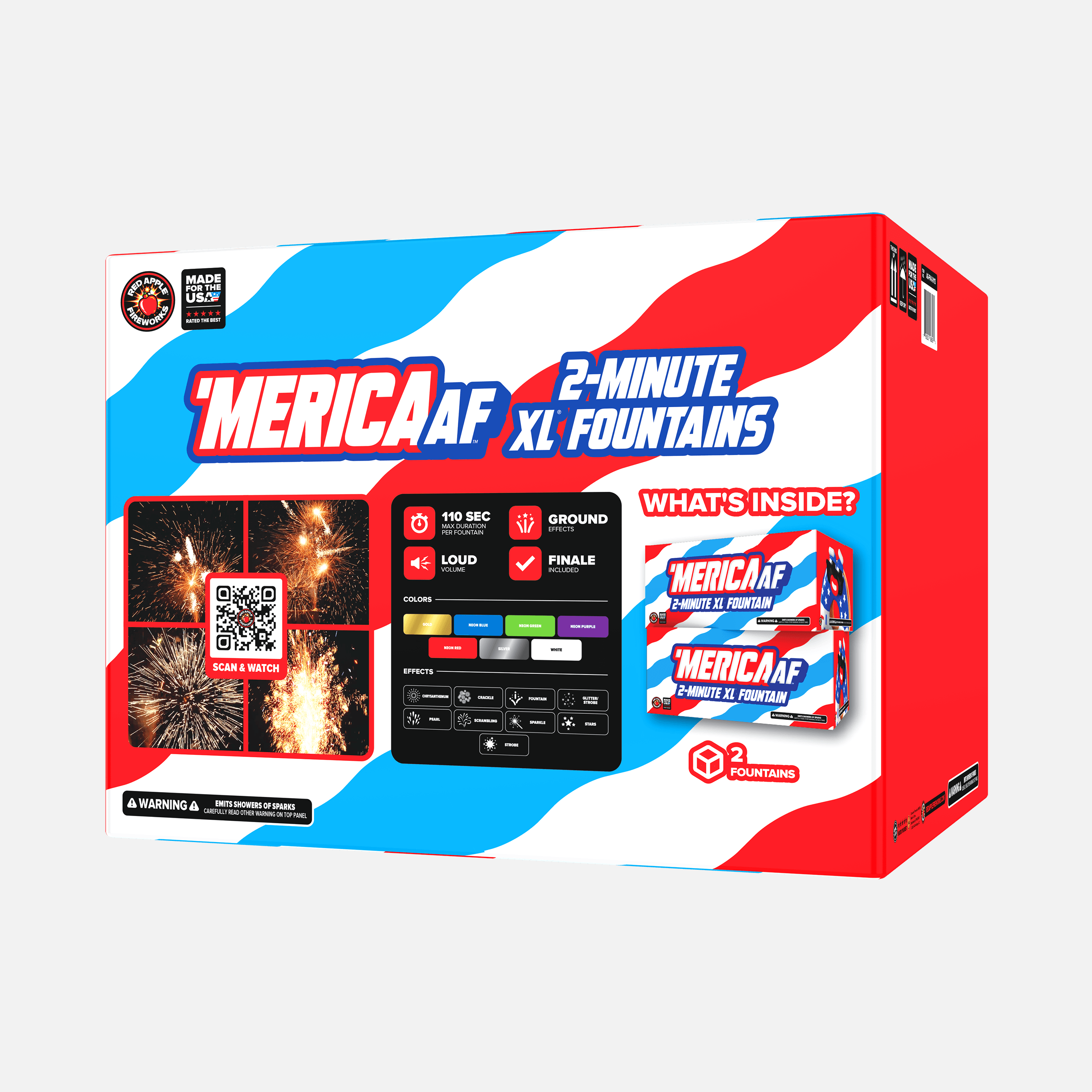 'Merica AF® 2-Minute XL® Fountains