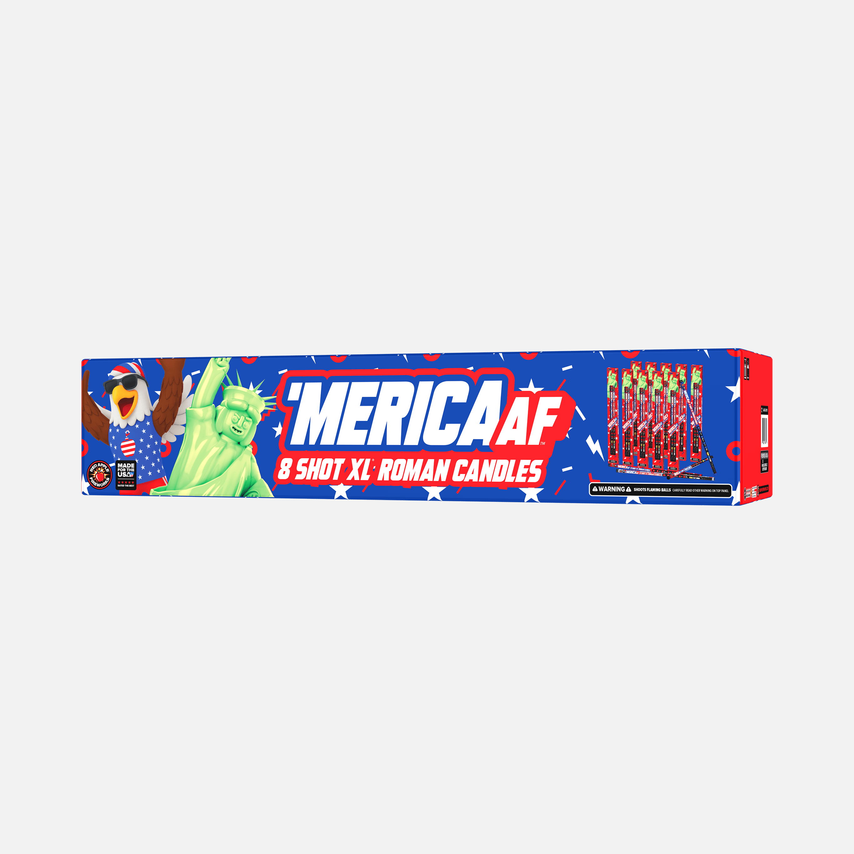 'MERICA AF™ 8 SHOT XL® ROMAN CANDLES