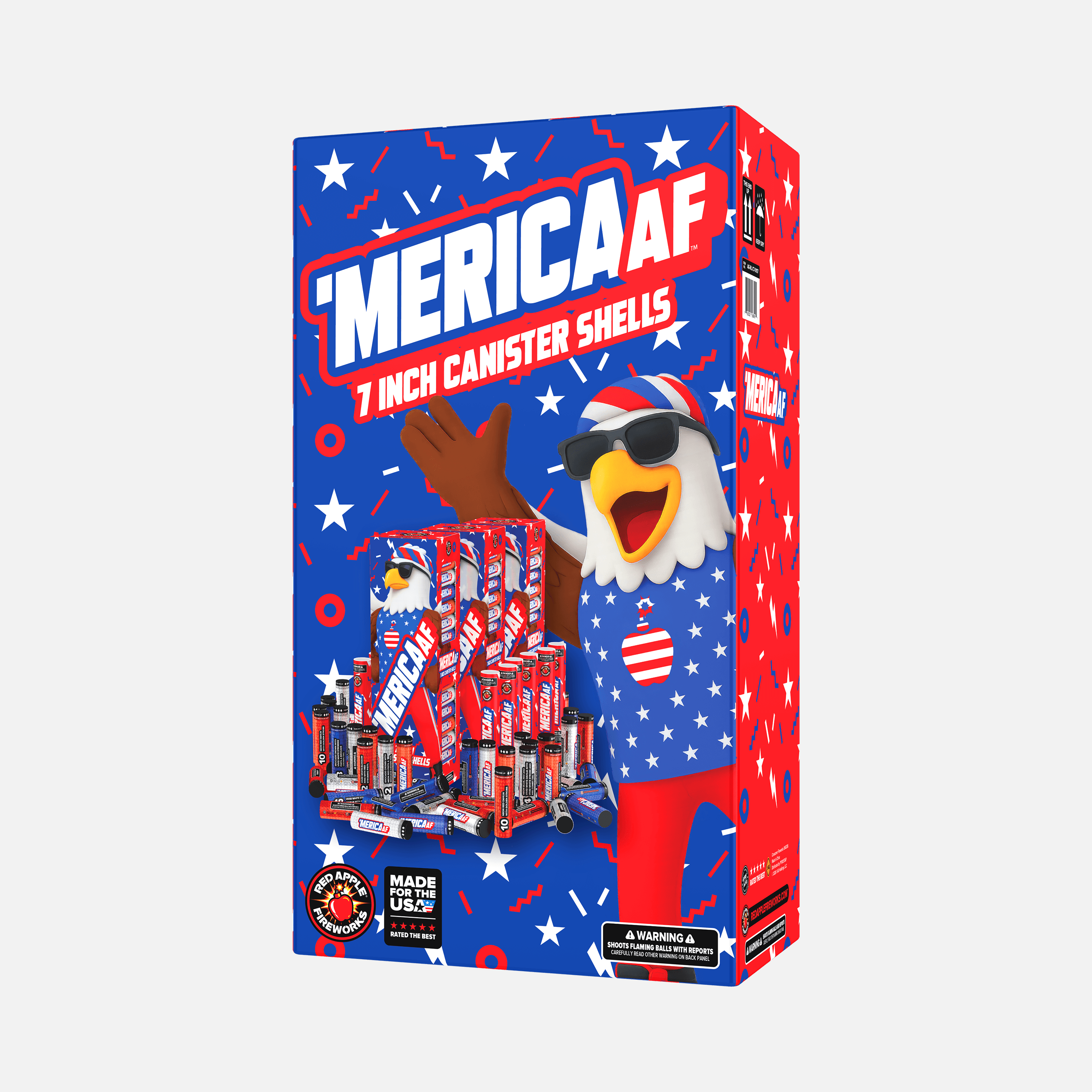 COLOR-CHANGING Chroma® + 'MERICA AF® 7 Inch Canister Shells