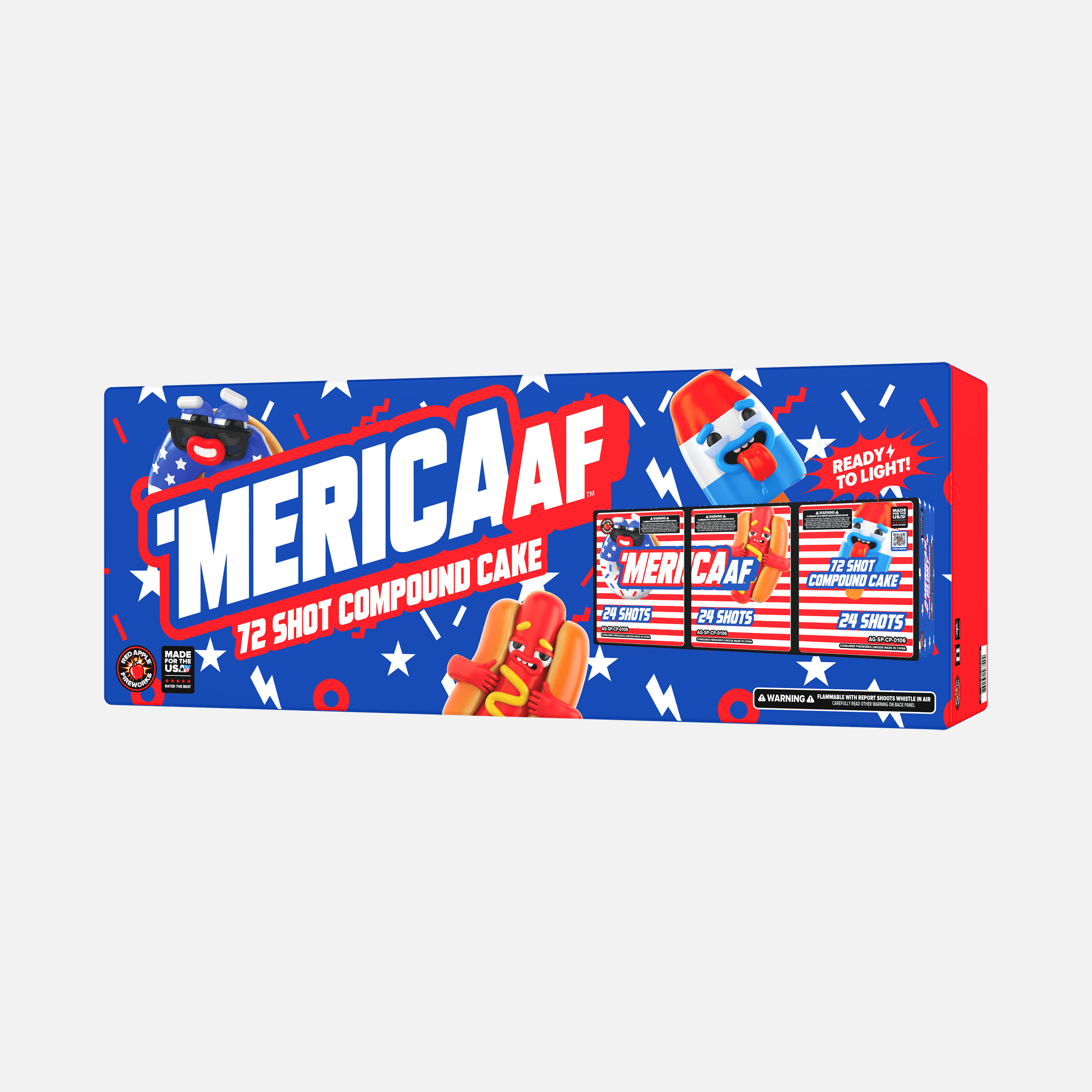 'MERICA AF™ 72 SHOT COMPOUND™ CAKE