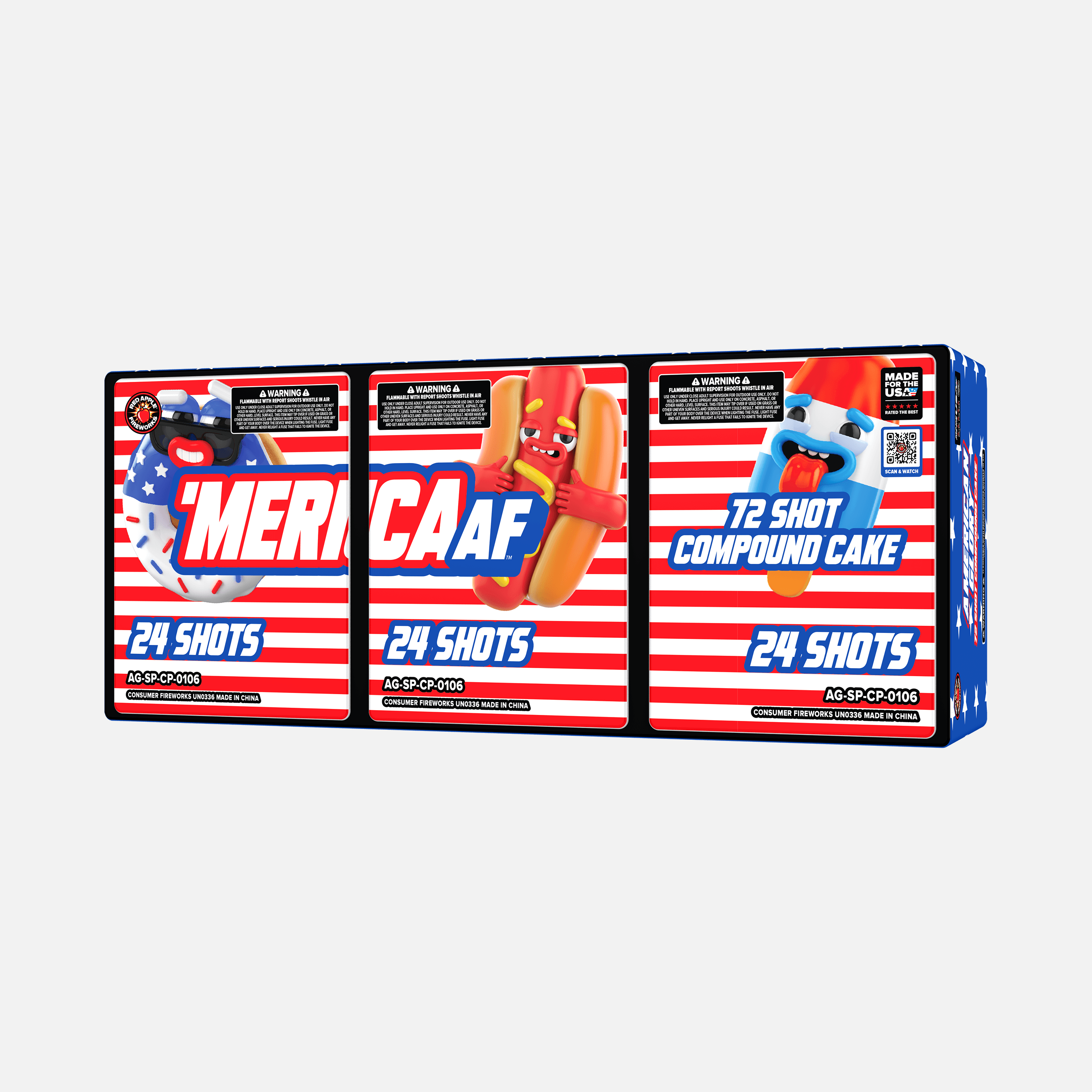 'MERICA AF™ 72 SHOT COMPOUND™ CAKE