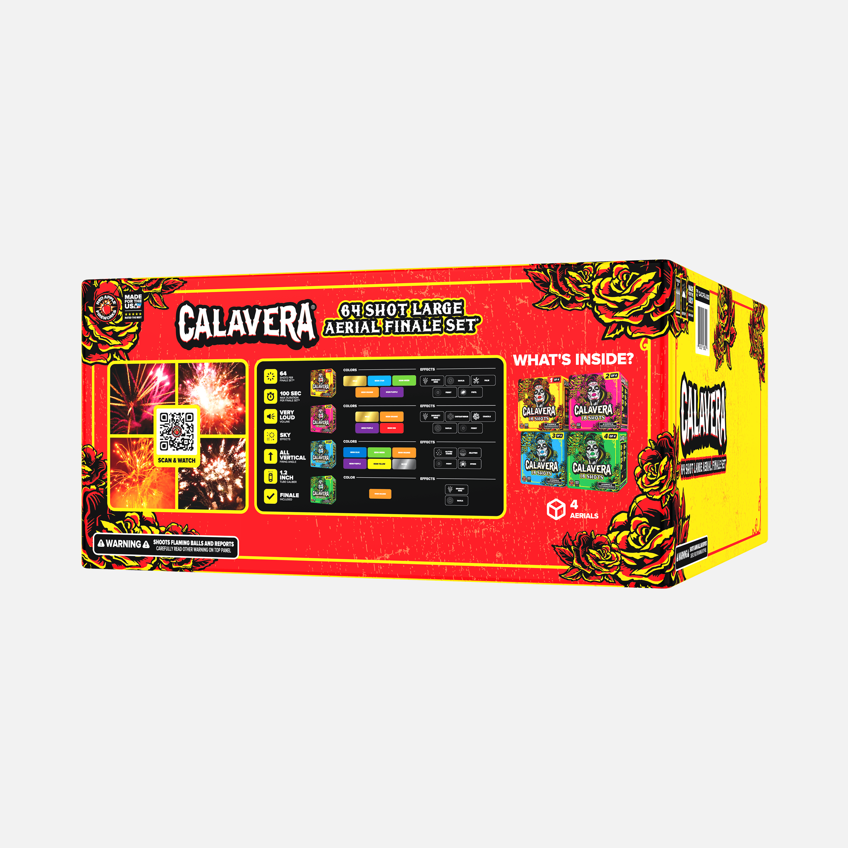 Shop CALAVERA® 64 Shot Large Aerial Finale Set® Shop CALAVERA® 64 Shot Large Aerial Finale Set®
