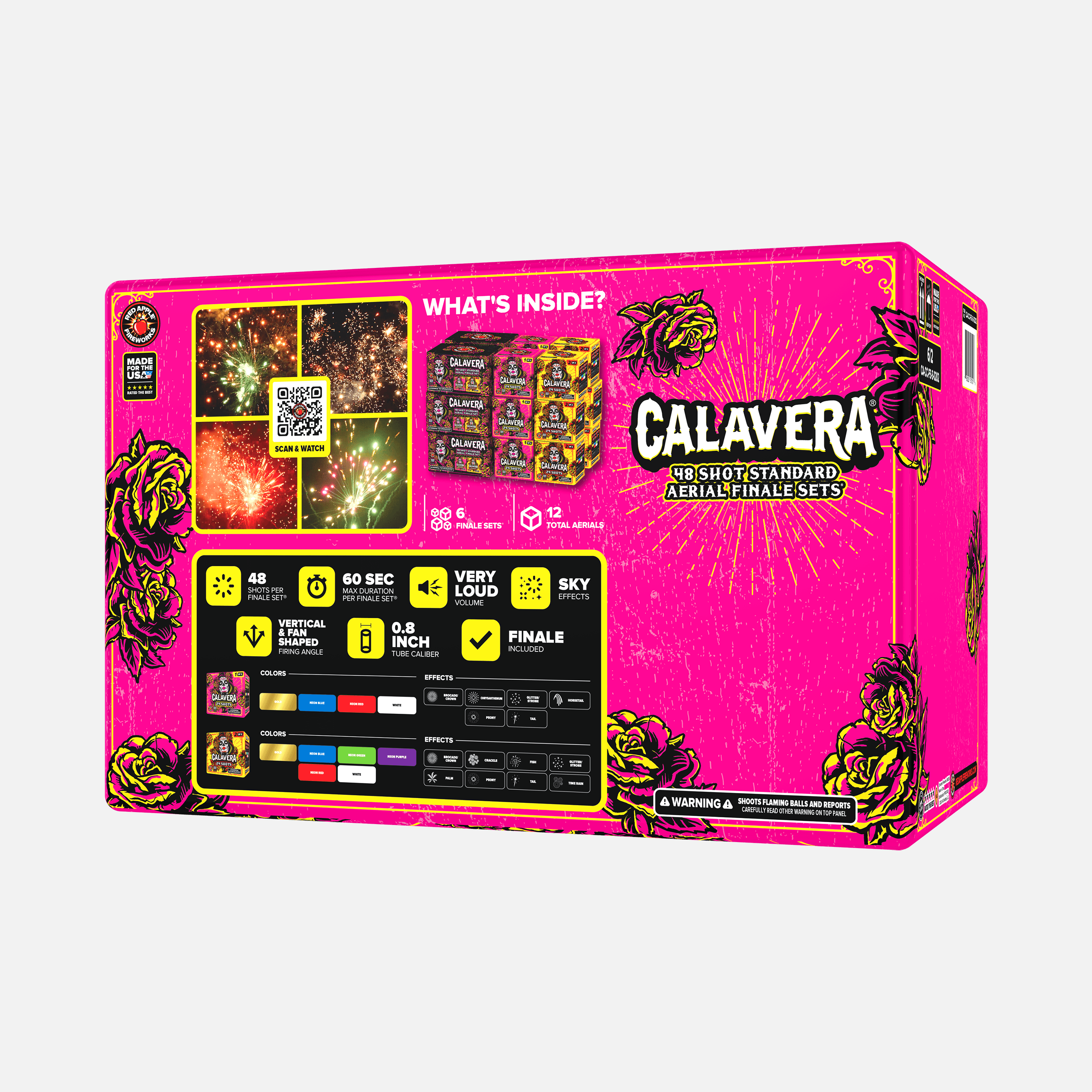 Calavera® 48 Shot Standard Aerial Finale Sets®