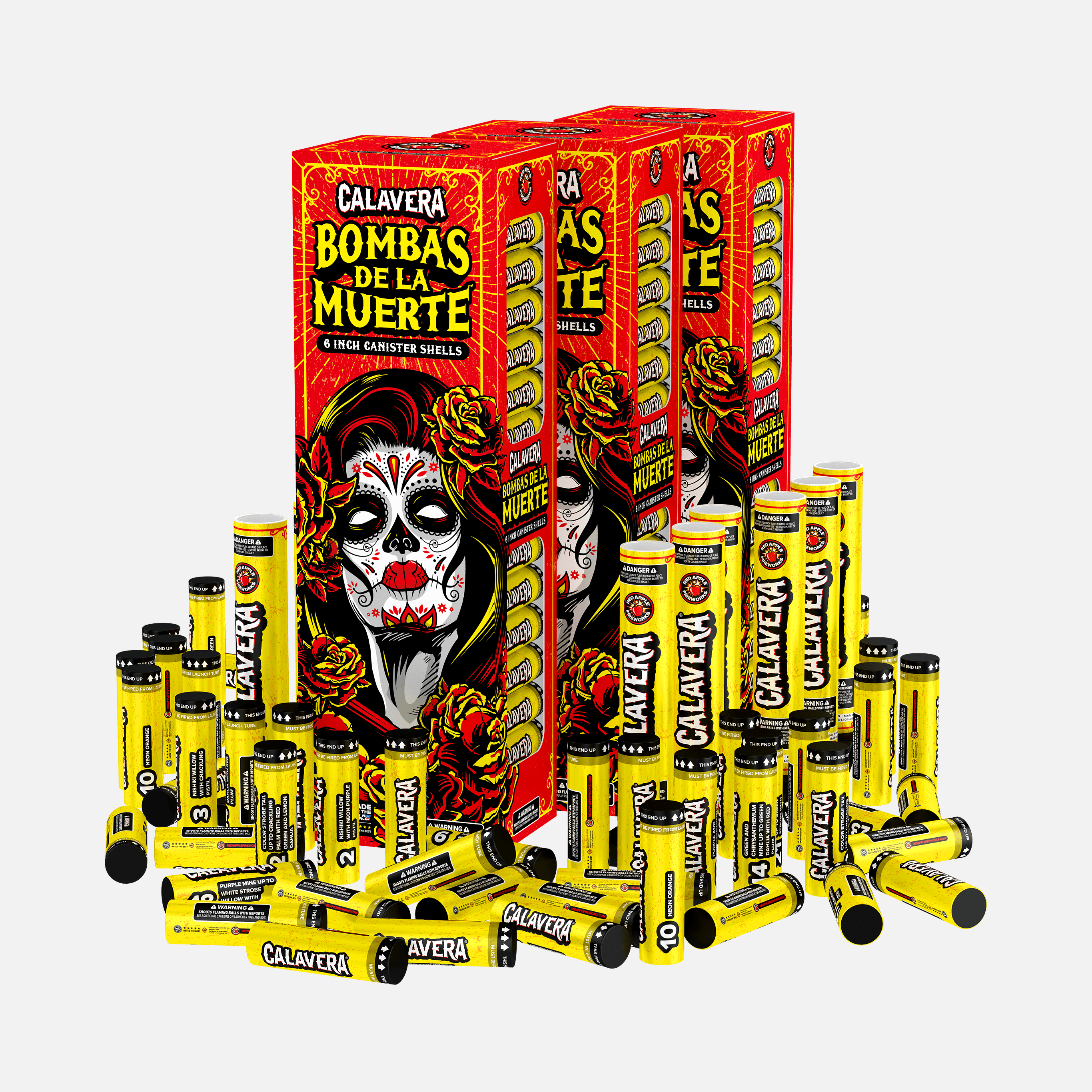 CALAVERA® Bombas De La Muerte™ 6 Inch Canister Shells