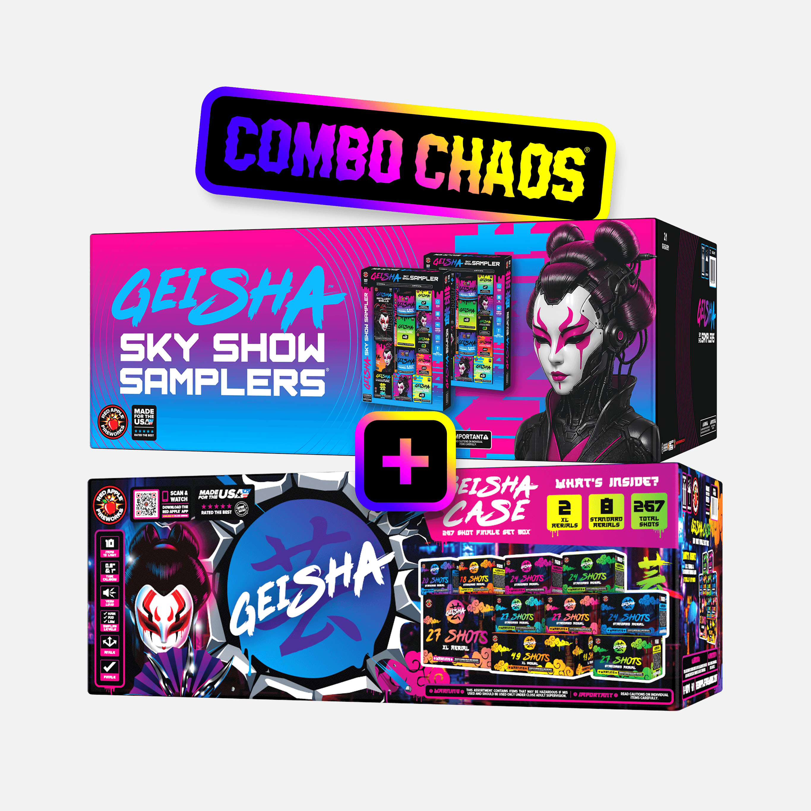 Geisha® Sky Show Samplers™ + Geisha® Case 267 Shots Sampler®