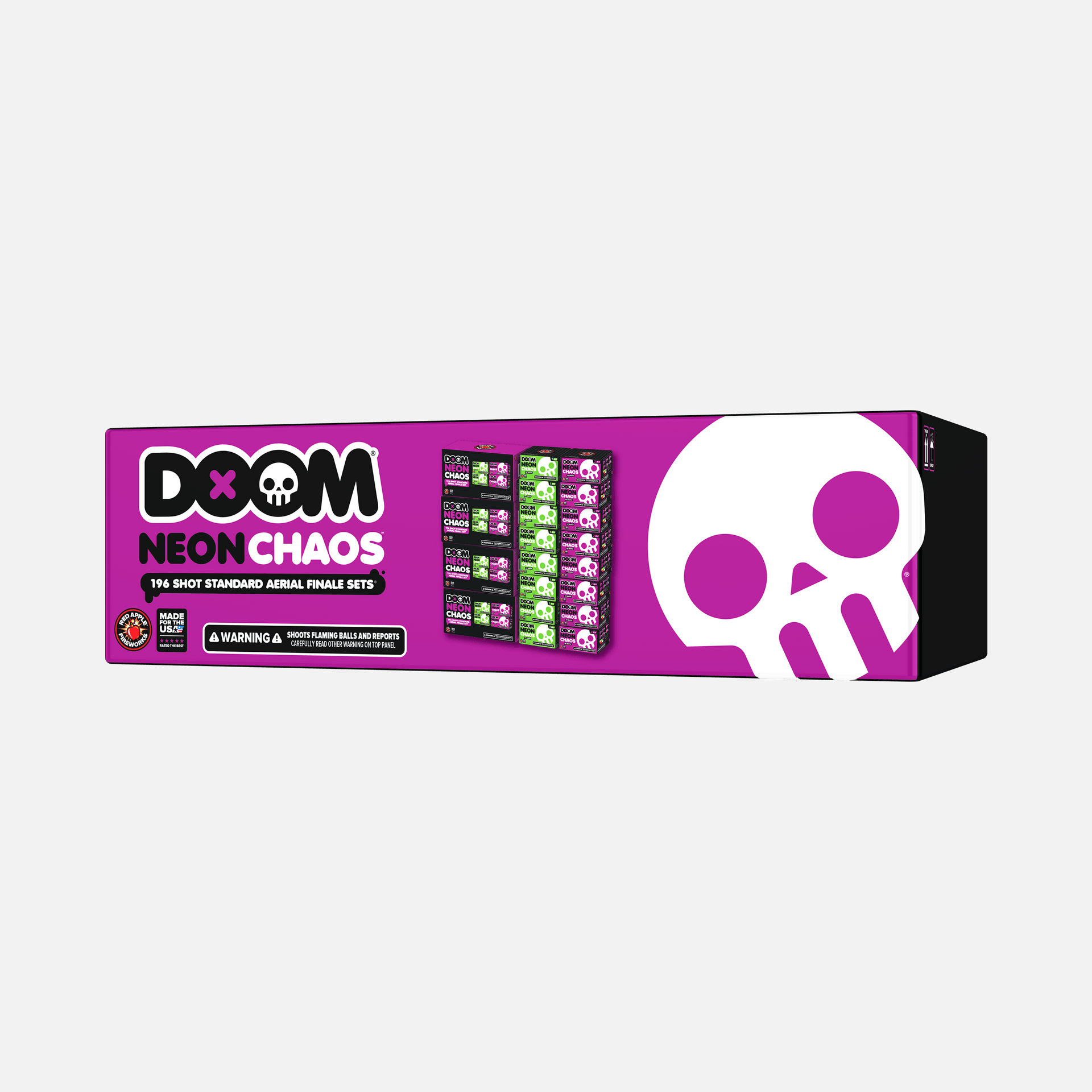Shop DOOM® Neon Chaos™ 196 SHOTS Standard Aerial Finale Sets® Online